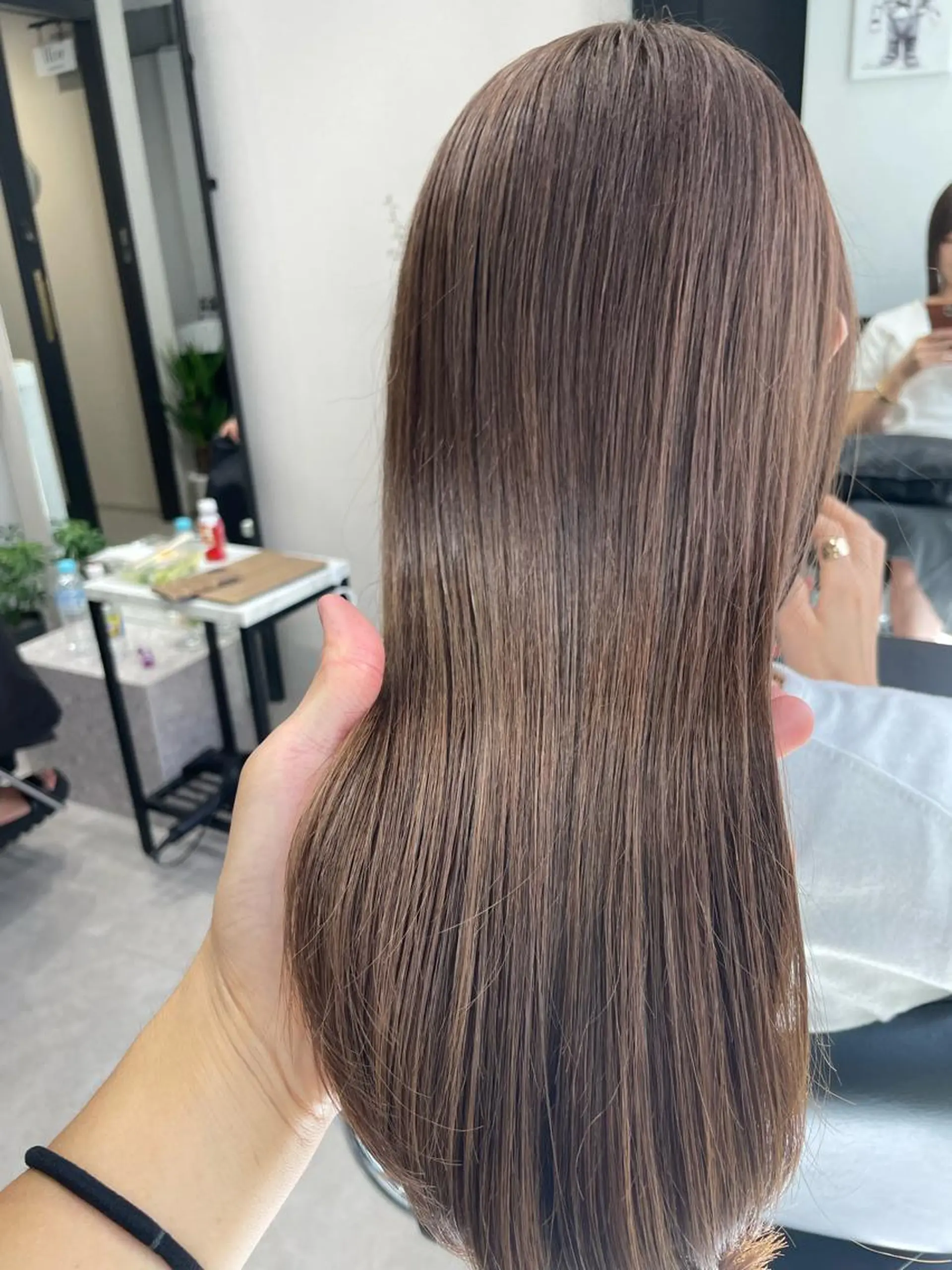 ロング カット 縮毛矯正 トリートメント 髪質改善will hairdesignのヘアスタイル