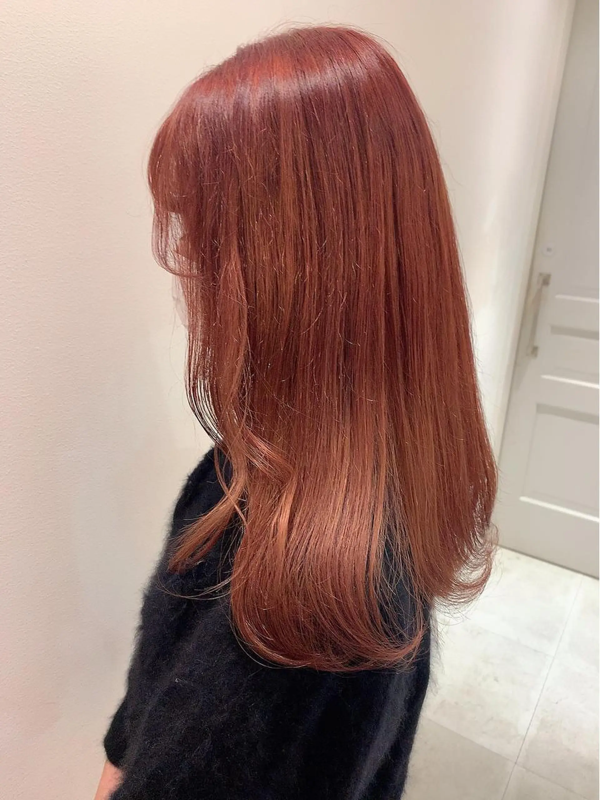 ロング カラー ブラウンカラー ピンクカラー ピンクブラウン レイヤー×グレージュ /ピンク🩷mioのヘアスタイル