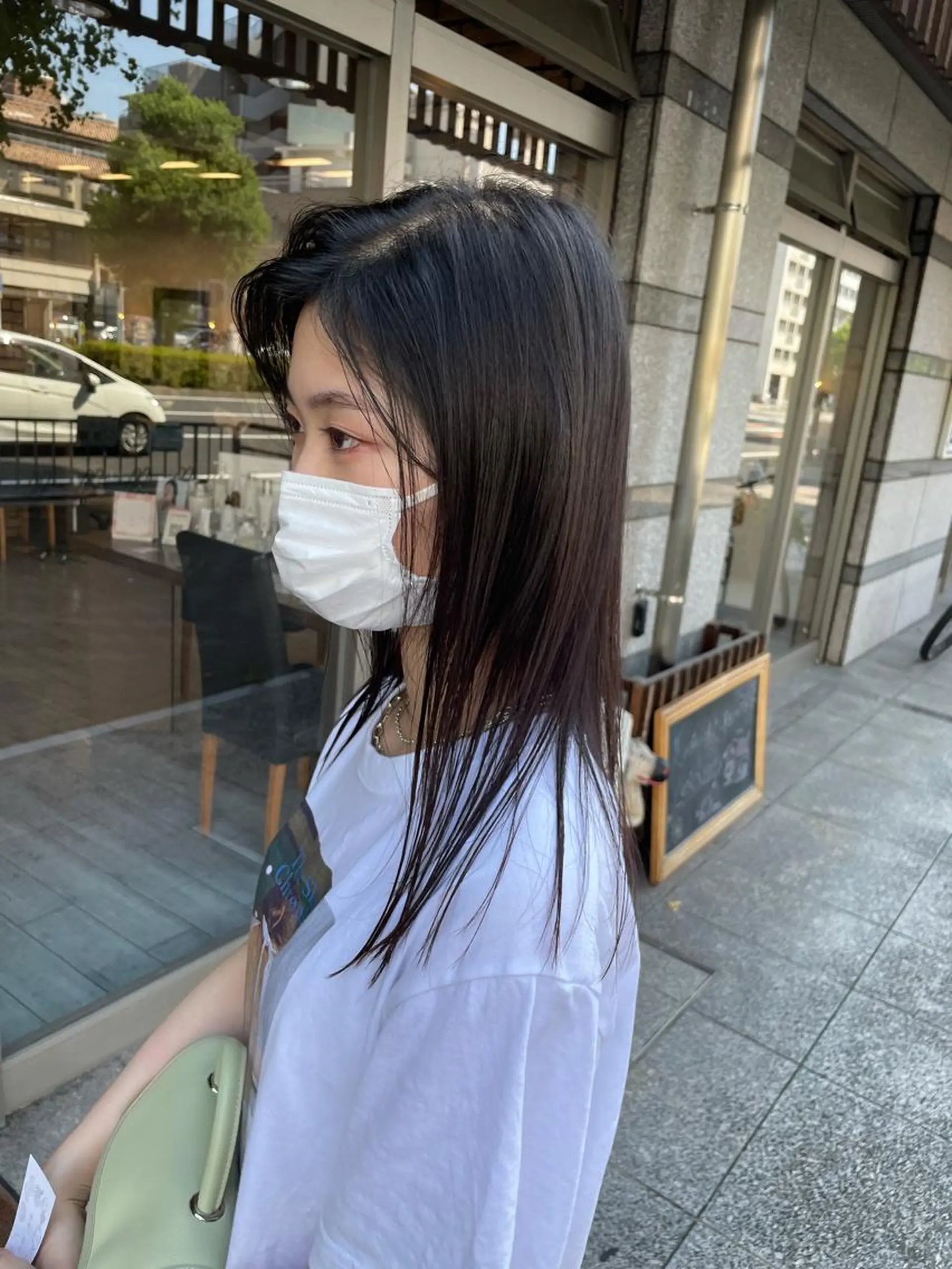 セミロング 高橋 みく/ minim 暖色のヘアスタイル