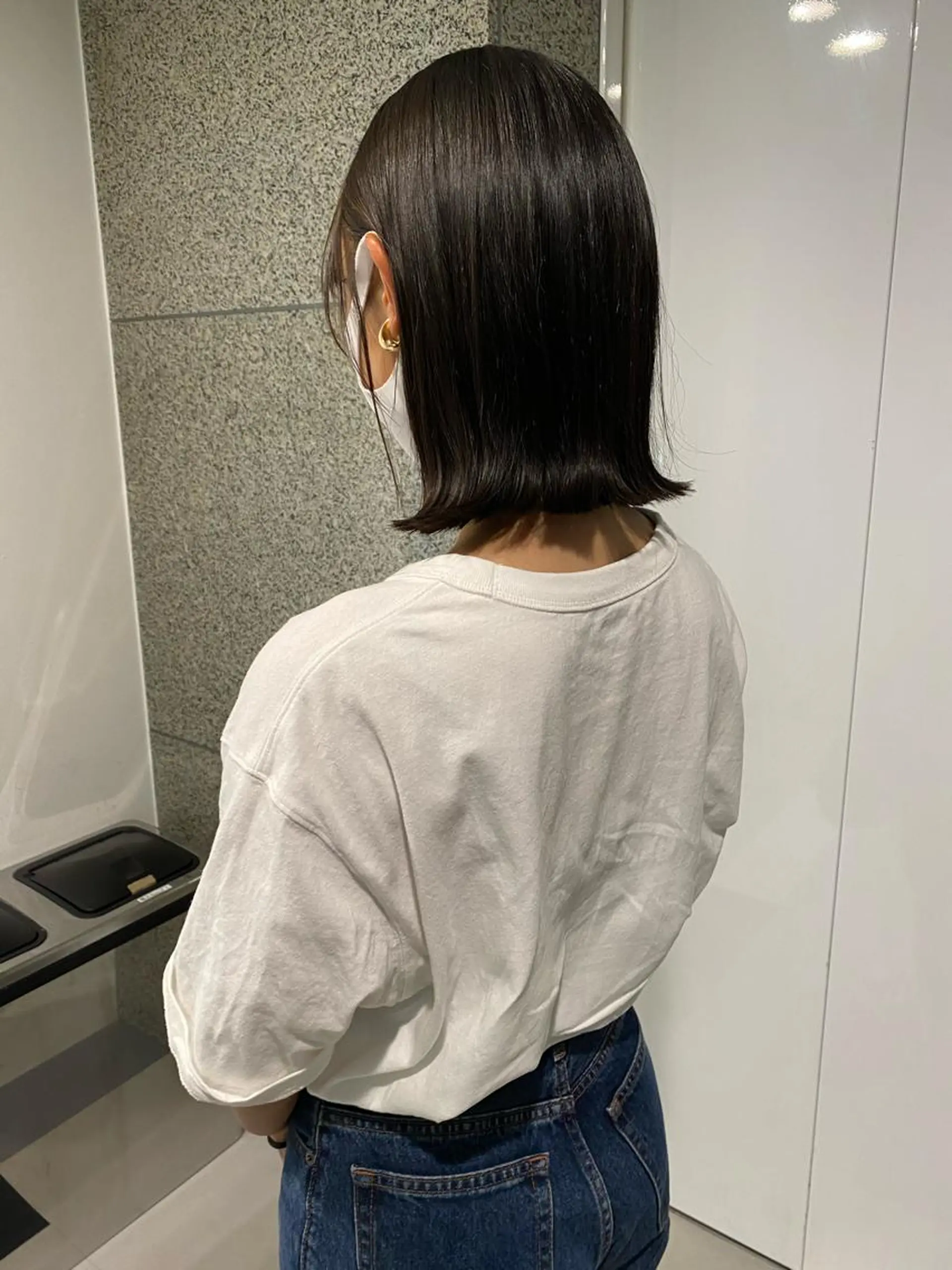 ミディアム カラー Pros所属・🌙nana/ボブ /酸性ストレート🌙のヘアスタイル