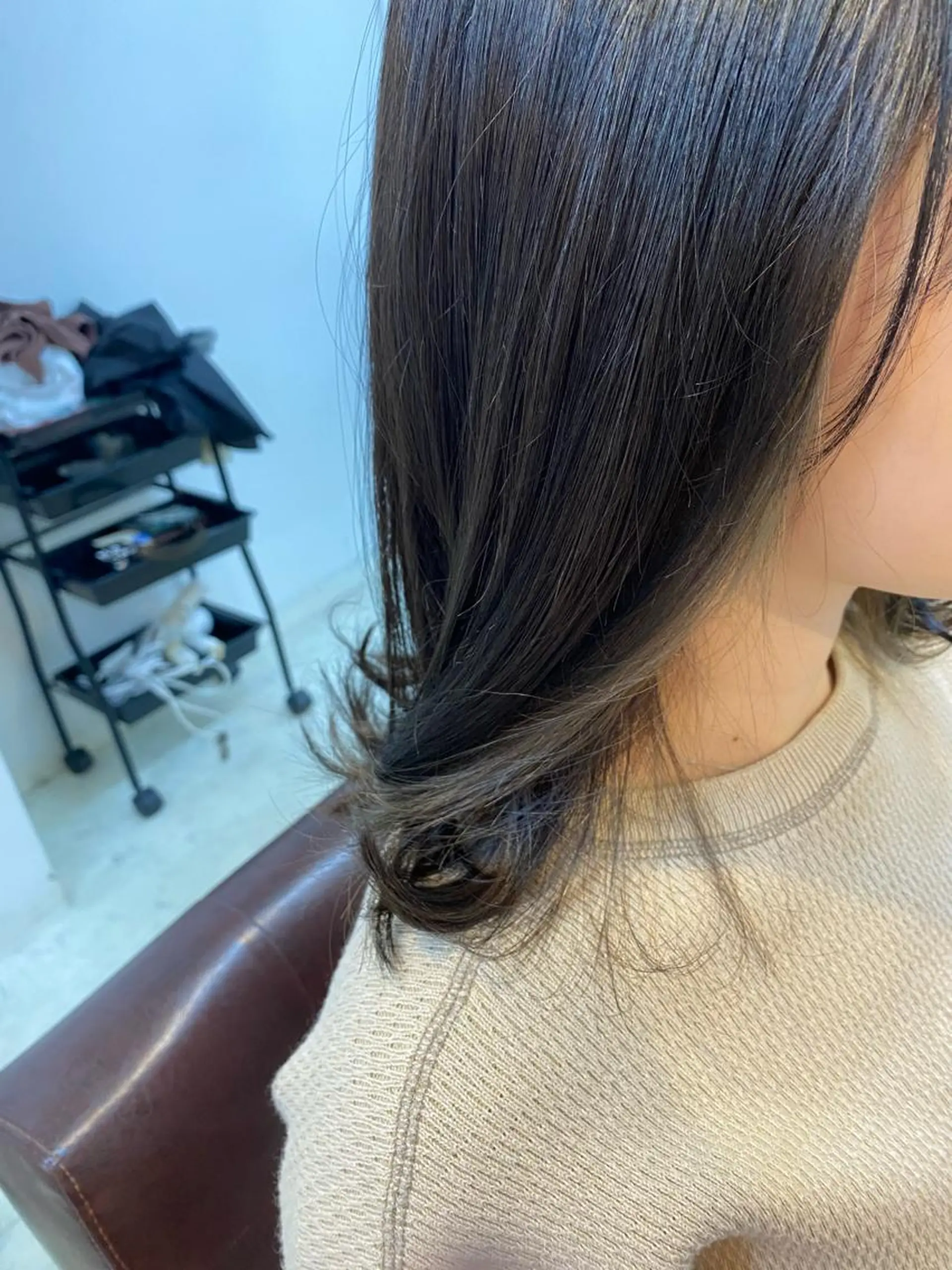 カラー イヤリングカラー miel hair 新宿店 【ミエル ヘアー】所属・新宿西口から徒歩5分 石橋卓典のヘアスタイル