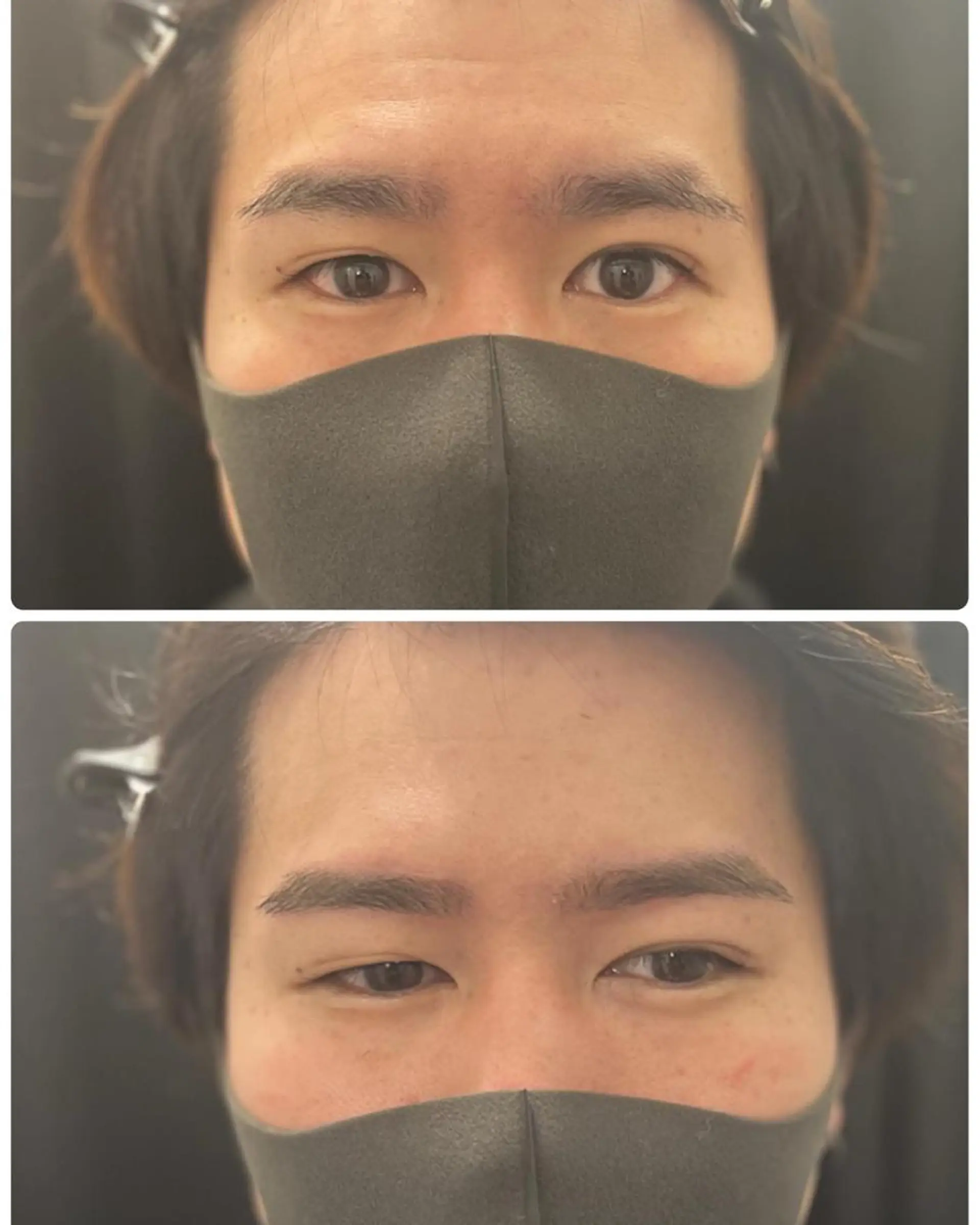 アイブロウ 眉カラー メンズアイブロウ 眉毛ワックス脱毛 ワックス脱毛 眉カット 溝部裕太Hair salon808代表のヘアスタイル