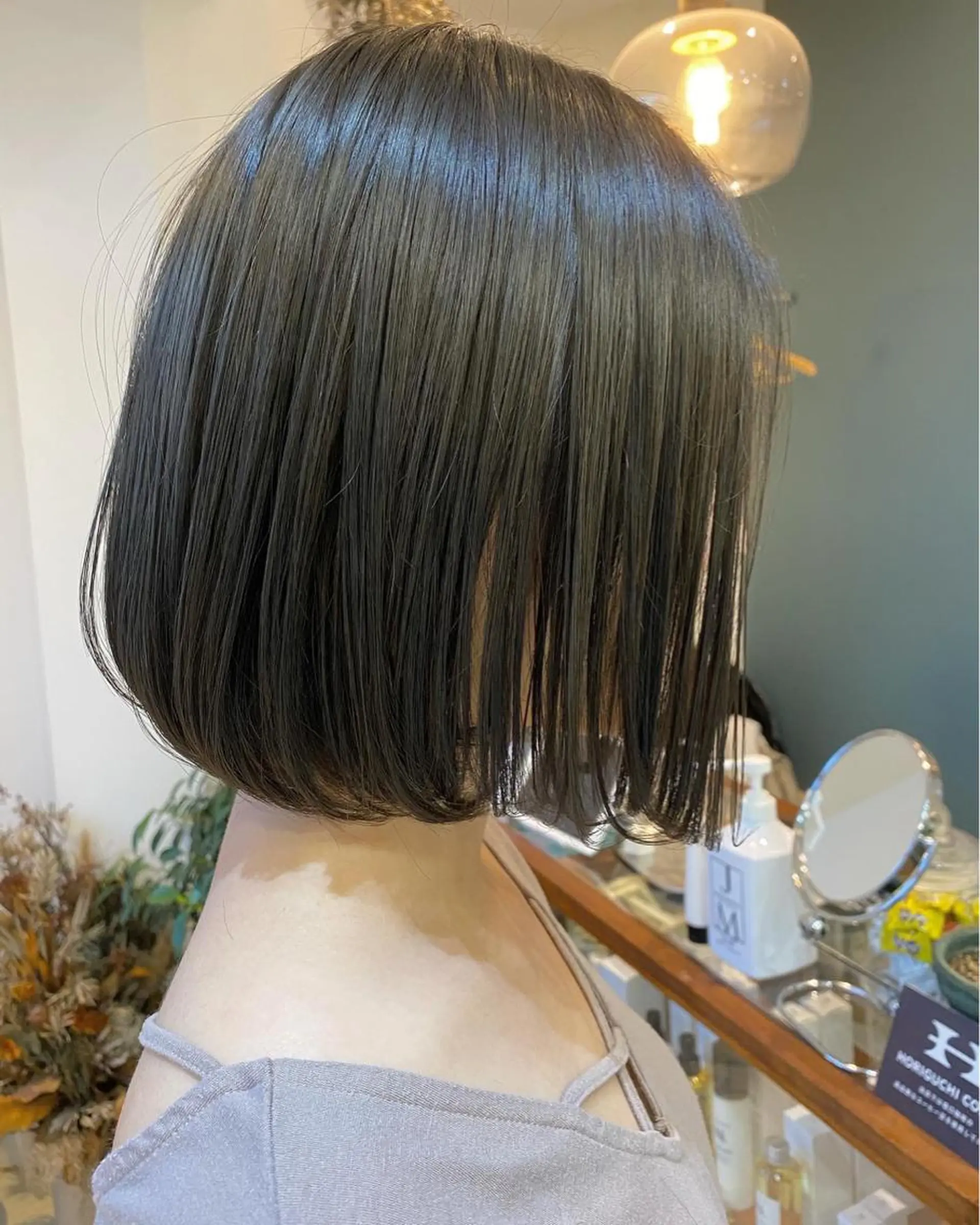 ショート カラー パーマ 髪質改善 縮毛矯正 トリートメント OVER→三軒茶屋 /縮毛矯正・髪質改善のヘアスタイル