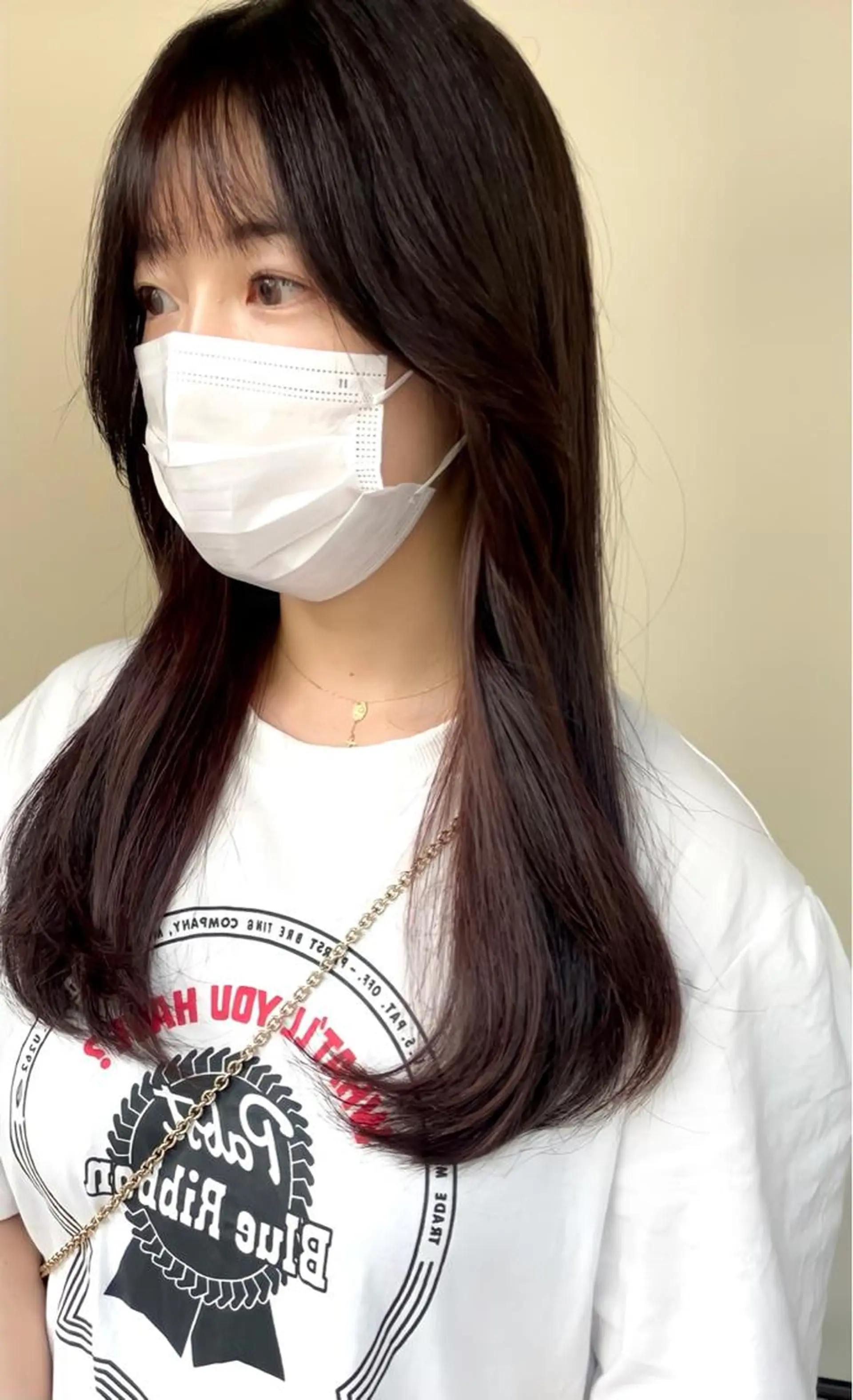 ロング カラー チヒョ🦋 韓国hair🇰🇷のヘアスタイル