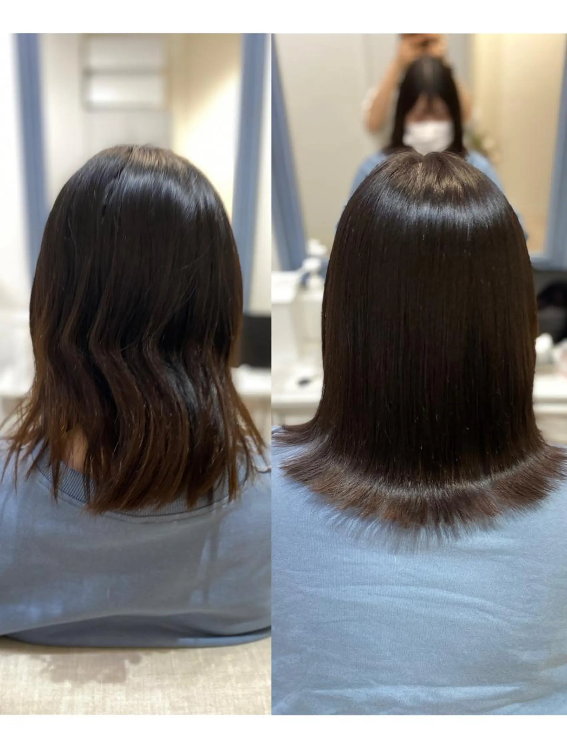 ミディアム カラー ブリーチ 髪質改善 トリートメント ✨髪質改善が大好評✨ 美容室lic近藤✨のヘアスタイル