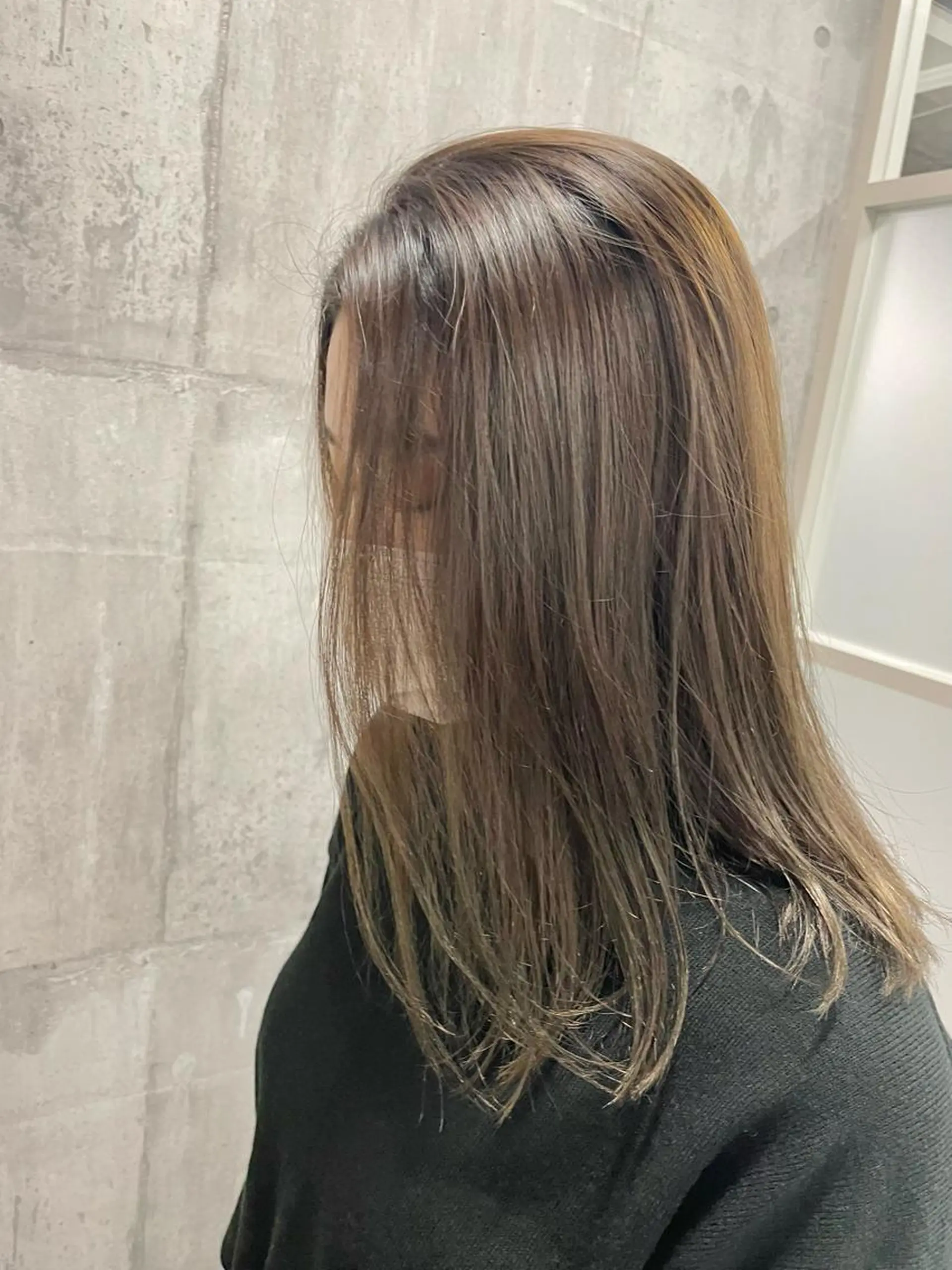 セミロング カラー トリートメント カット ヘアカラー トリートメント タケダケイ /ショート/ボブのヘアスタイル