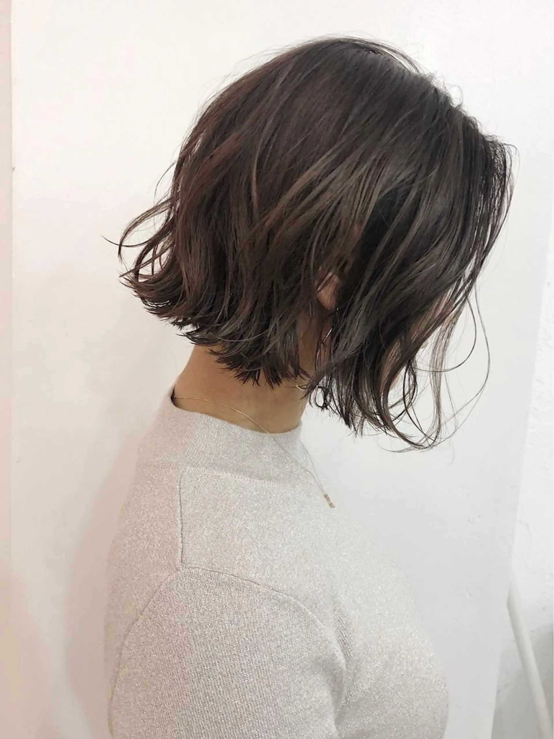 ショート カラー ブラウンカラー 透明感カラー cinq所属・ハイライトカラー ❤︎hirokoのヘアスタイル