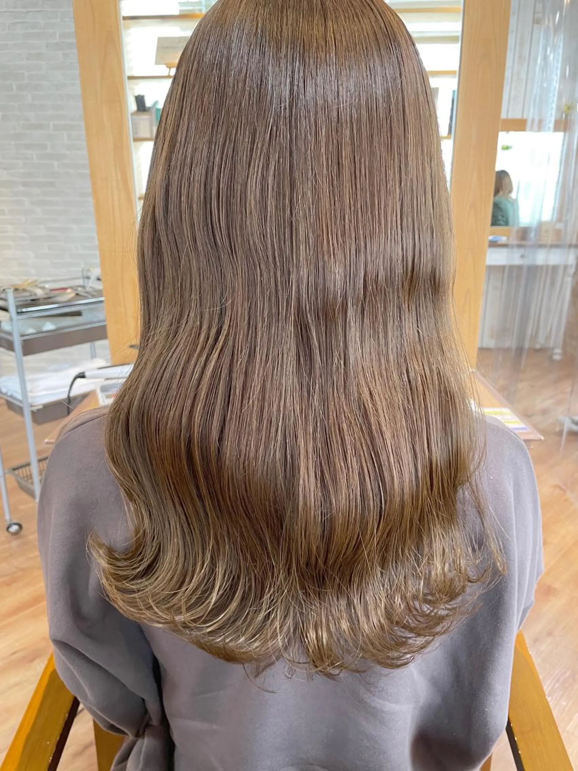 セミロング カラー hair salon Ranun髪質改善のヘアスタイル