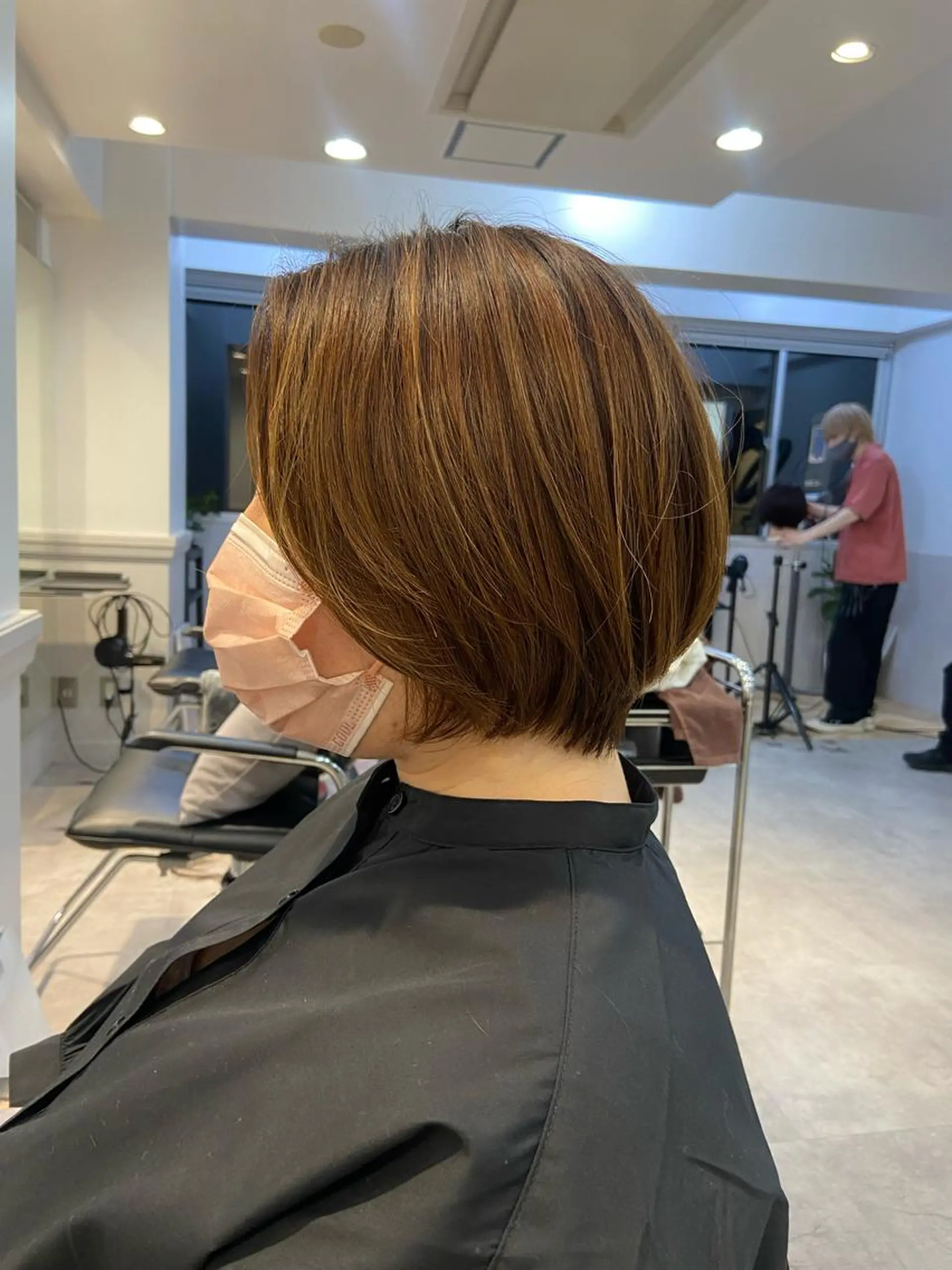 ショート カラー 似合わせカット 山下夕月 ショート🫧ボブのヘアスタイル