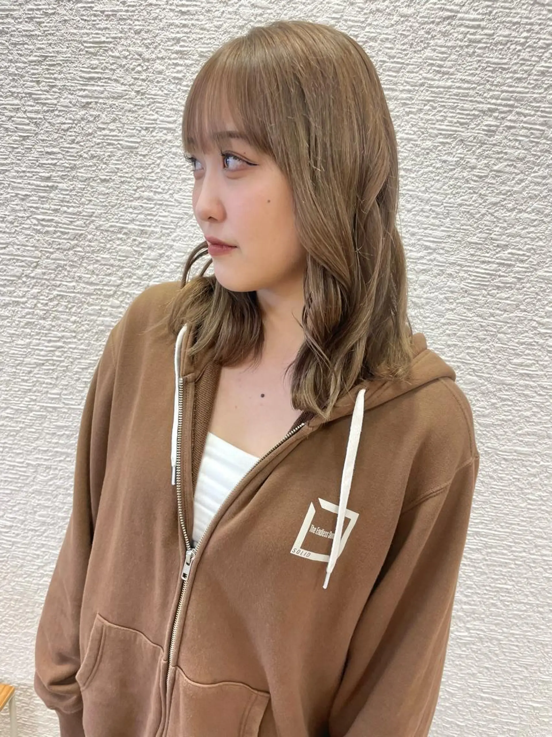 セミロング カラー パーマ ヘアアレンジ 🍒KIKUCHI KANAE🍒のヘアスタイル