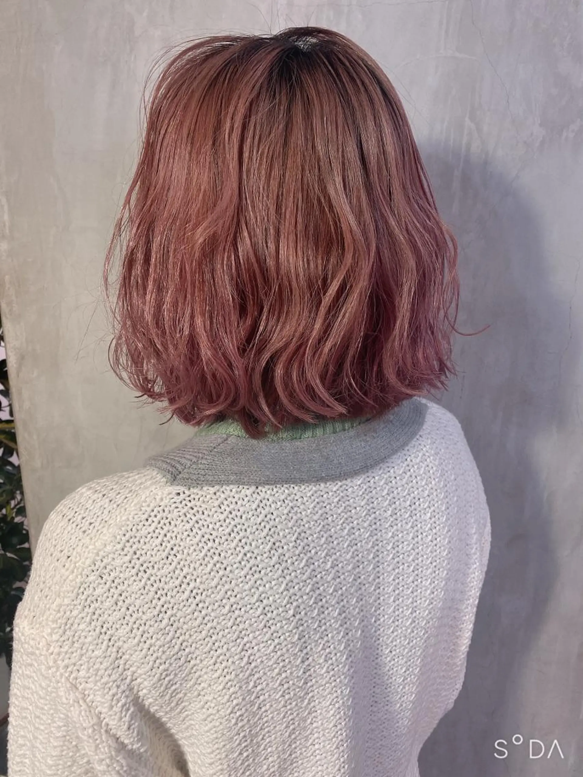 ショート カラー ピンクカラー ボブ stylist/蛯谷 珠里のヘアスタイル