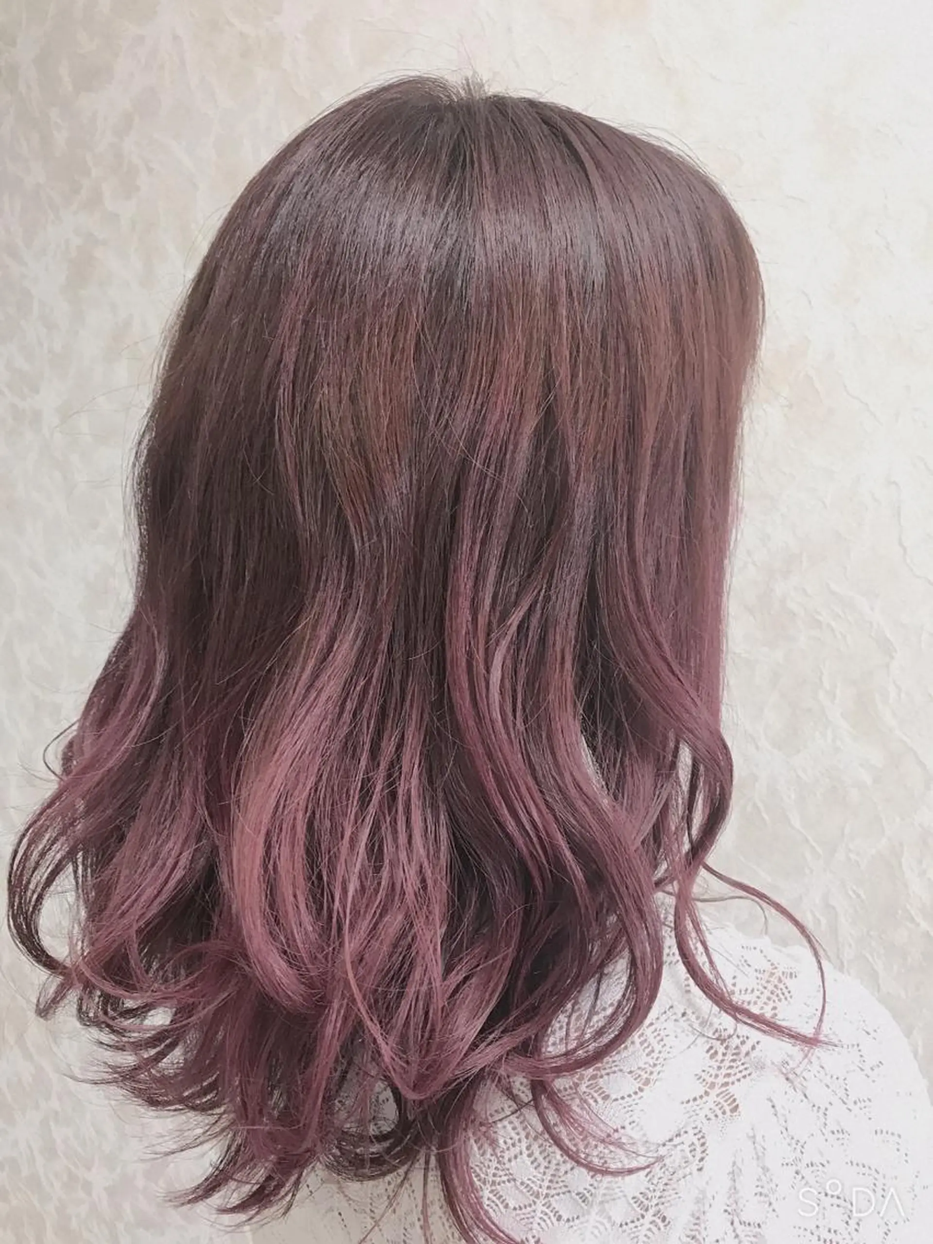 ミディアム カット ヘアカラー トリートメント ブリーチ/髪質改善/ レイヤー/YUTO‎のヘアスタイル