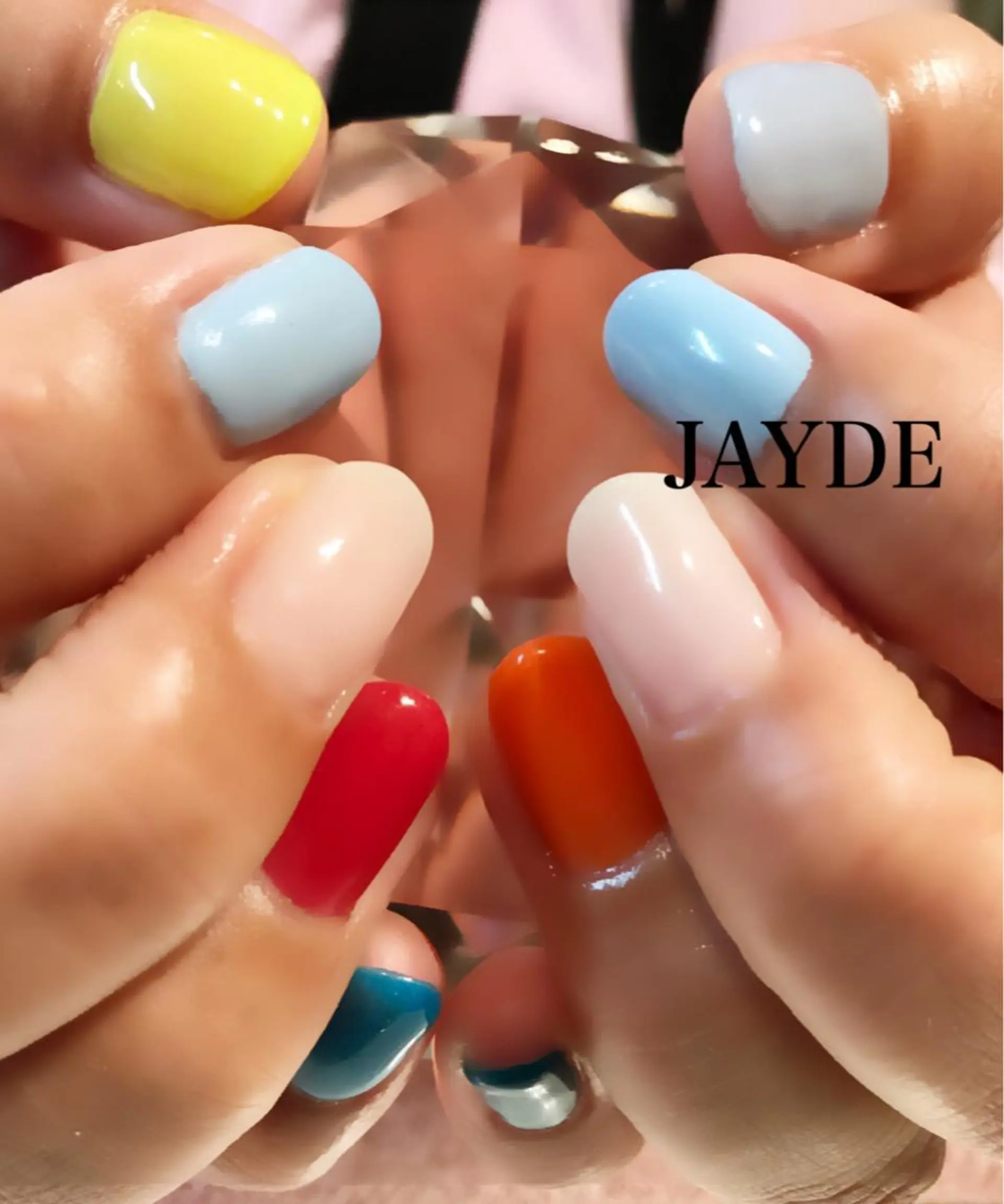 ネイル ワンカラーネイル JAYDE ジェイドのマツエク・マツパデザイン