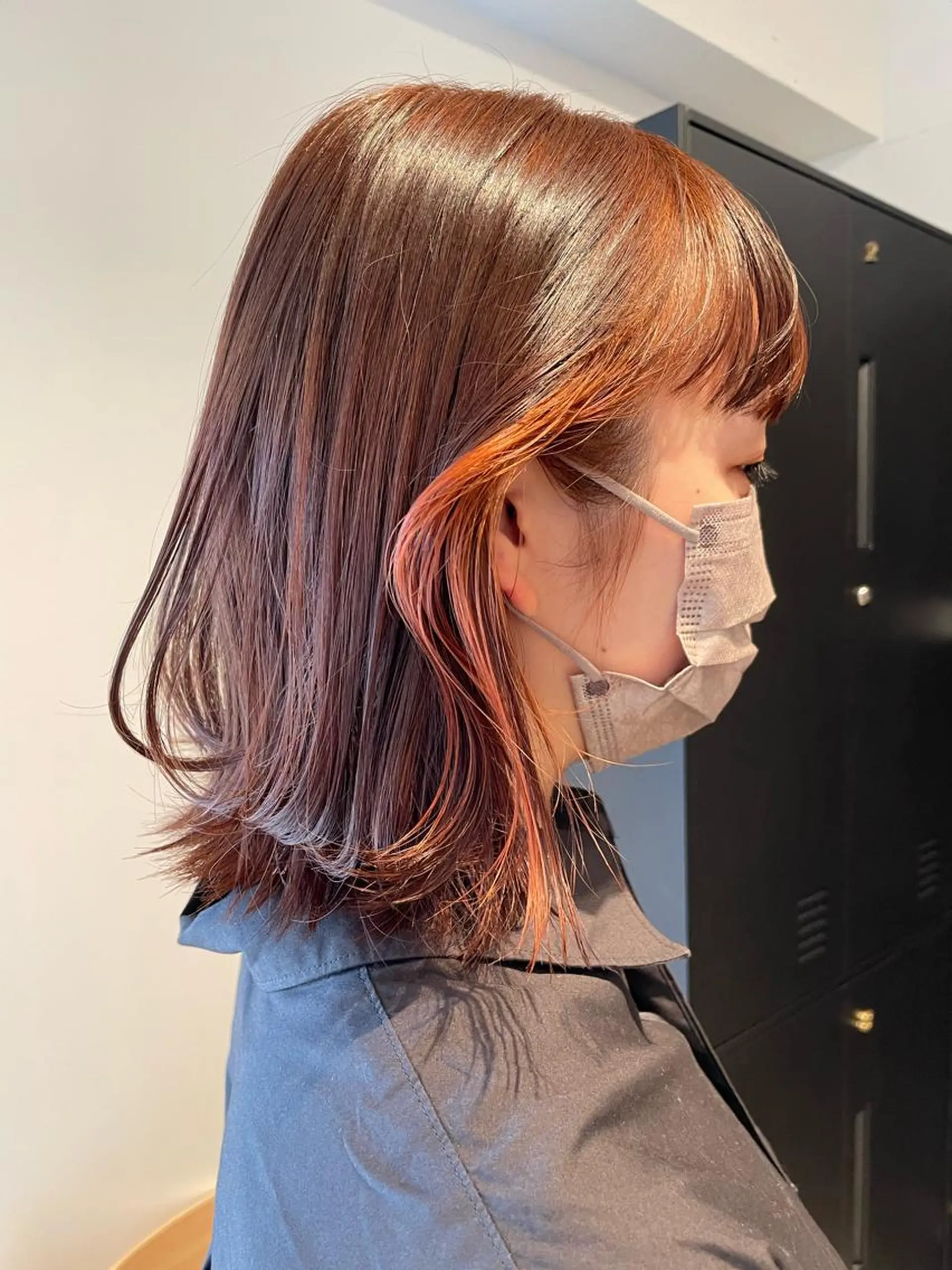 ミディアム カラー ヘアカラー トリートメント ヘッドスパ ヘアセット SALOWIN下北沢所属・hazuki 🌝のヘアスタイル