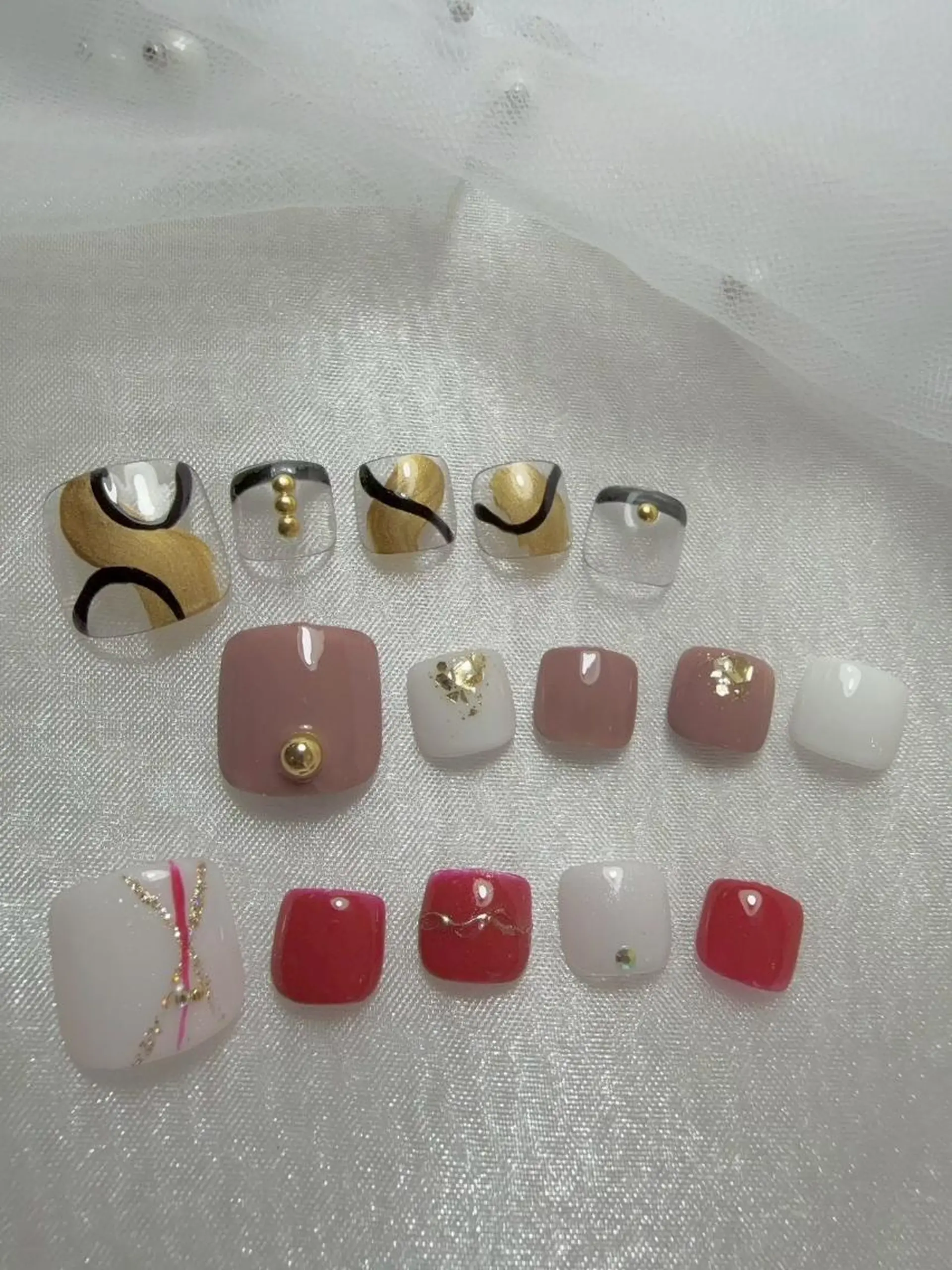 ネイル フットネイル マエダ ジュリのネイルデザイン