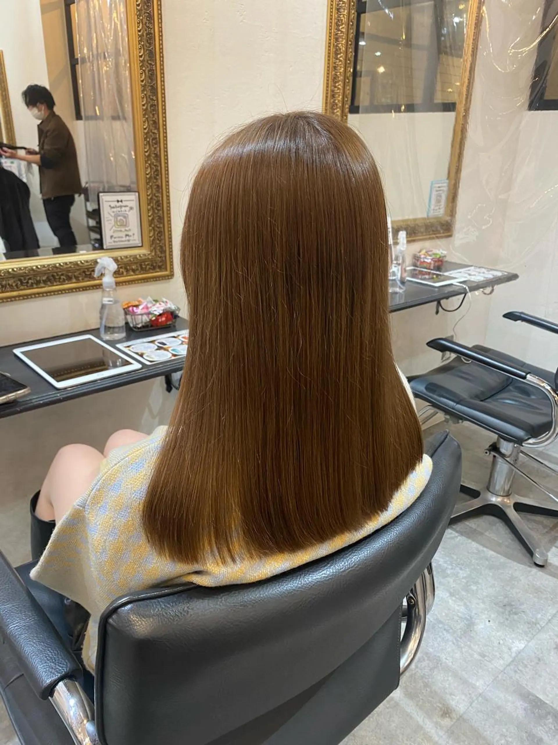 セミロング カット ヘアカラー トリートメント 髪質改善/縮毛矯正 今井海斗のヘアスタイル