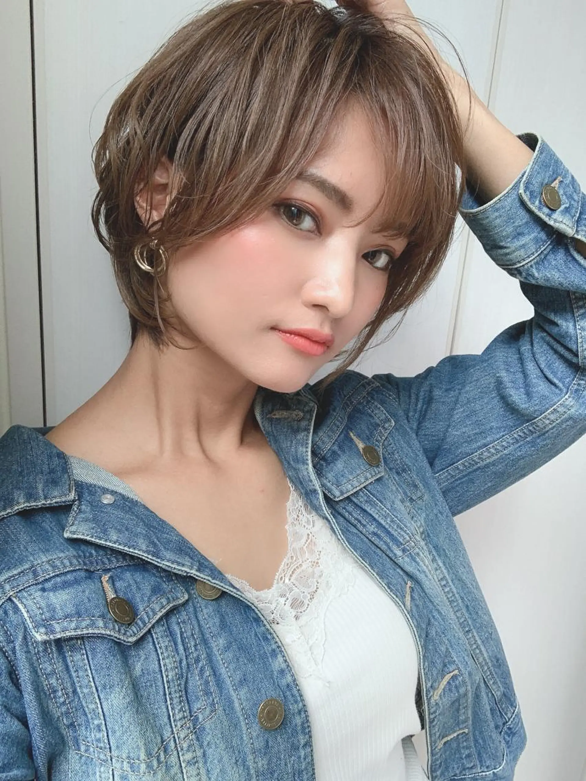 ショート レイヤー/韓国❣️ 髪質改善/e_kiのヘアスタイル