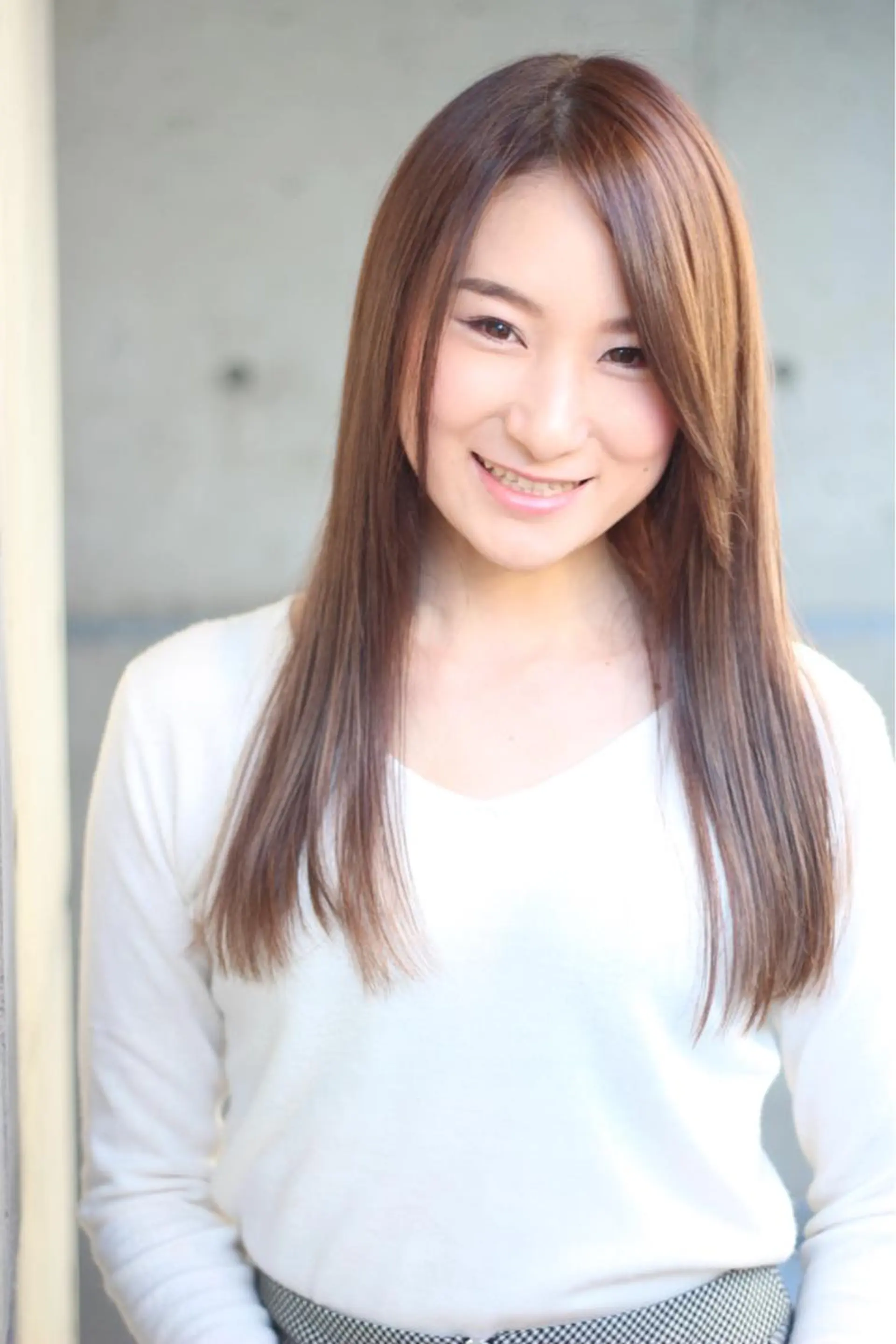 ロング カラー カット ヘアカラー トリートメント 成松 勇治のヘアスタイル