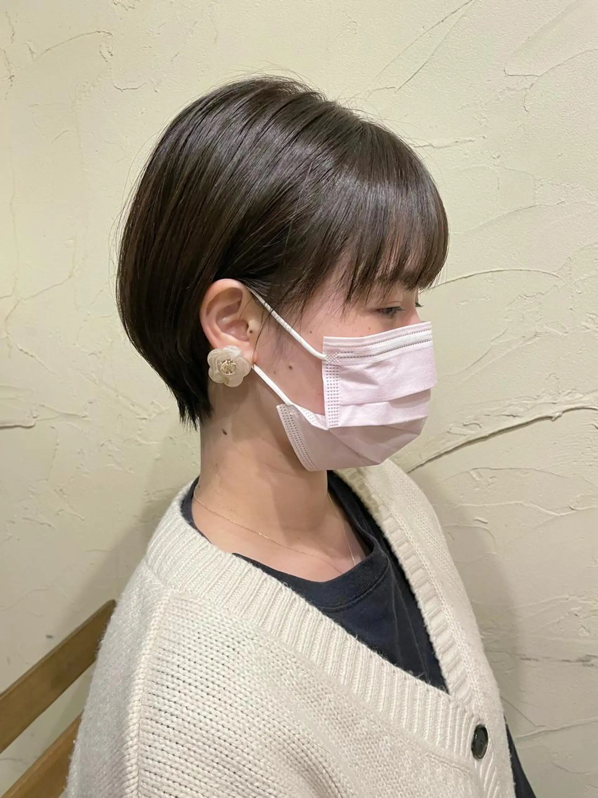 ショート カラー ショートボブ 丸みショート ボブ ショートヘア メンズ特化/パーマ指 名No.1/百瀬太郎のヘアスタイル