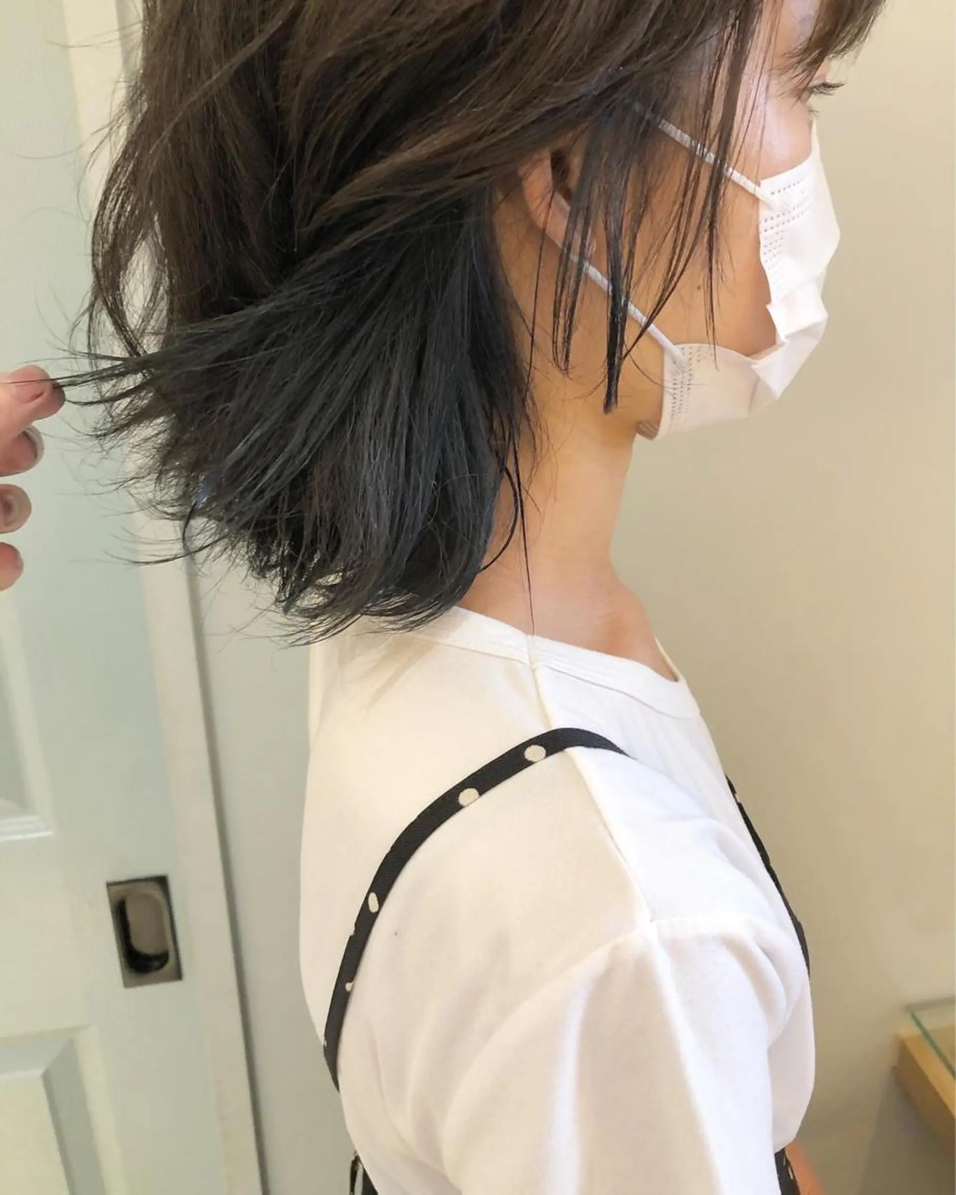 ショート ケアブリーチ/ エクステ/レイヤーのヘアスタイル