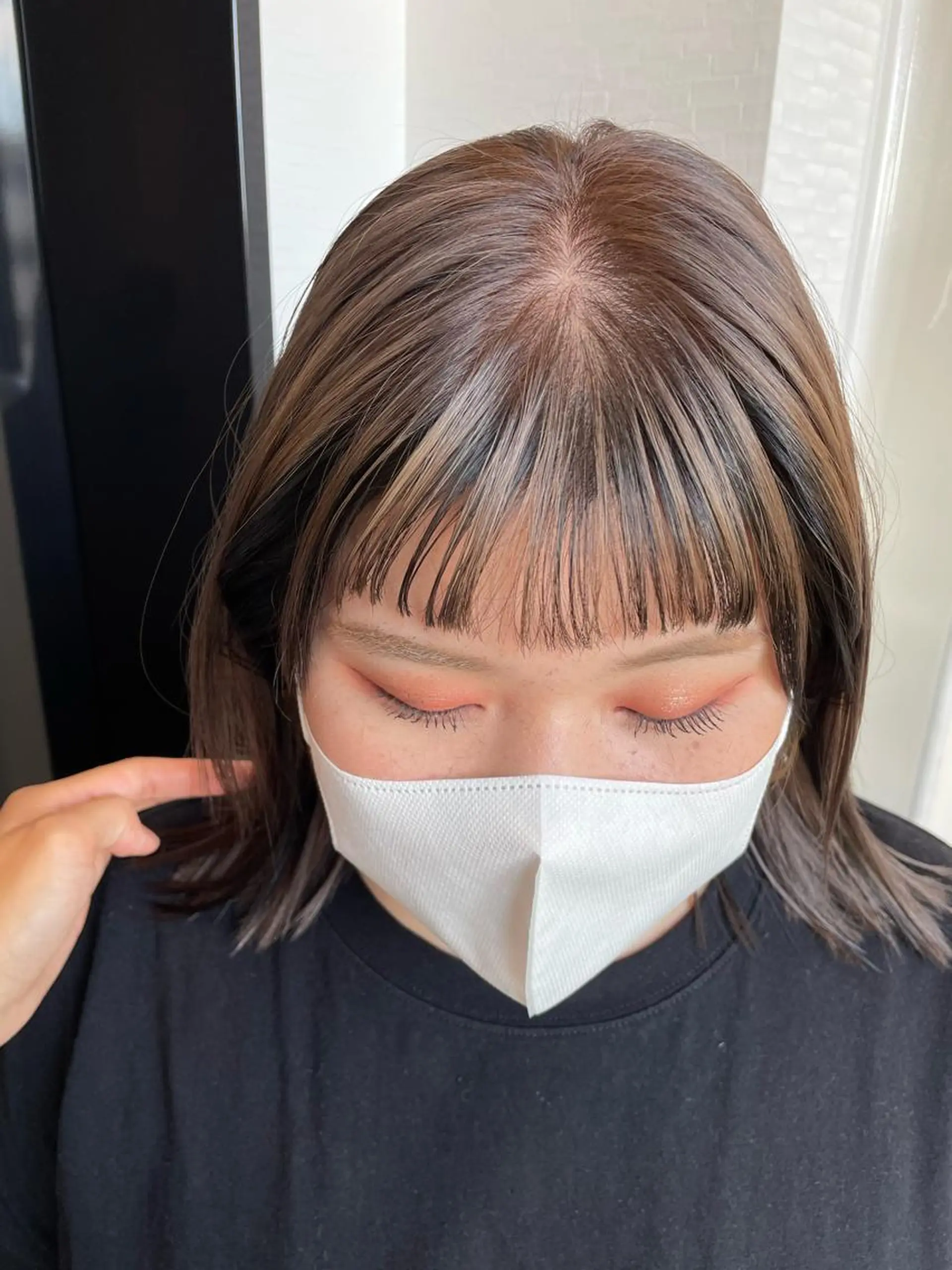 ミディアム カラー グレージュ ヘアカラー STAR RIVER所属・YUI/ ブリーチカラー🌷のヘアスタイル