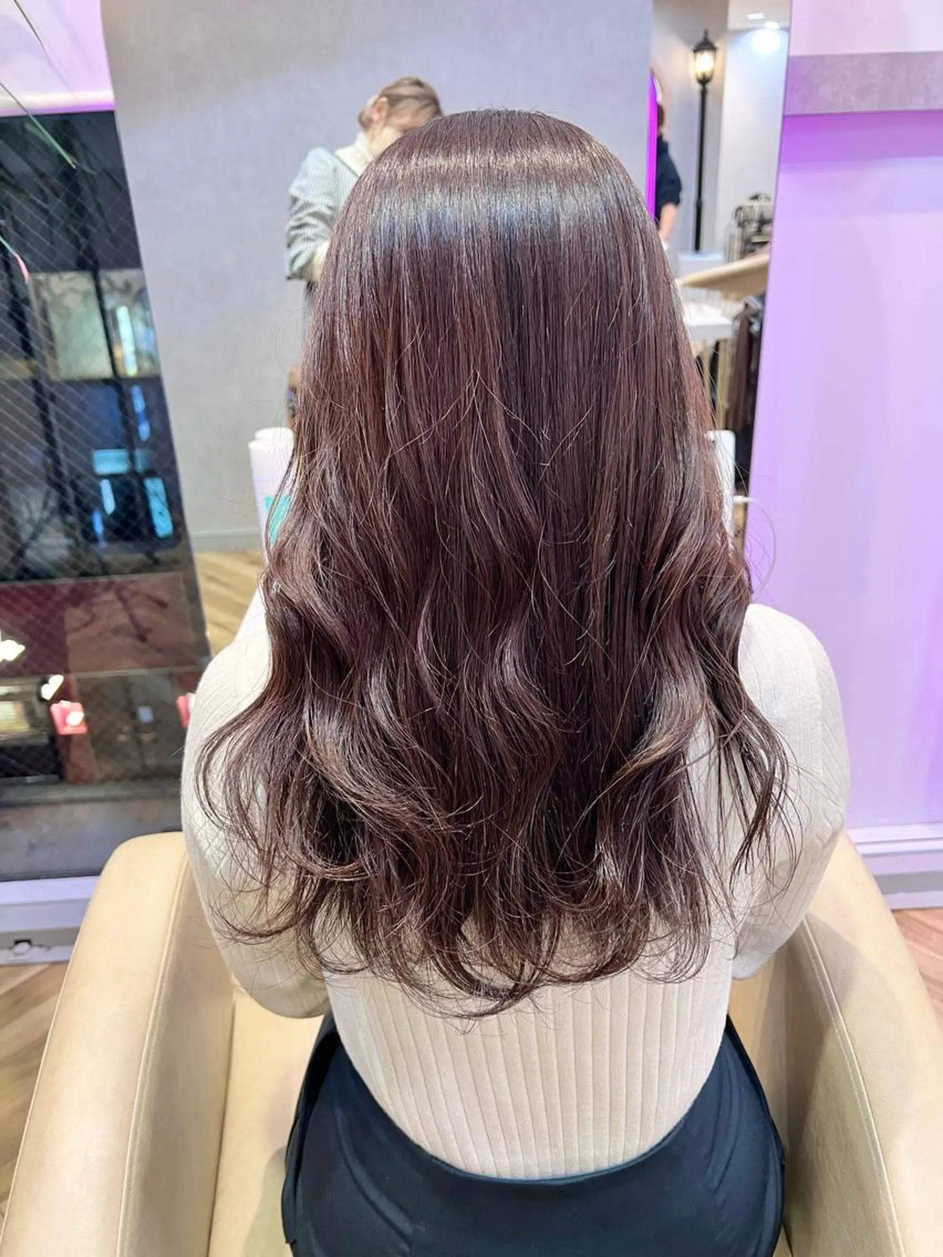 ロング 🎀韓国レイヤー🎀 顔周り　とばみかのヘアスタイル