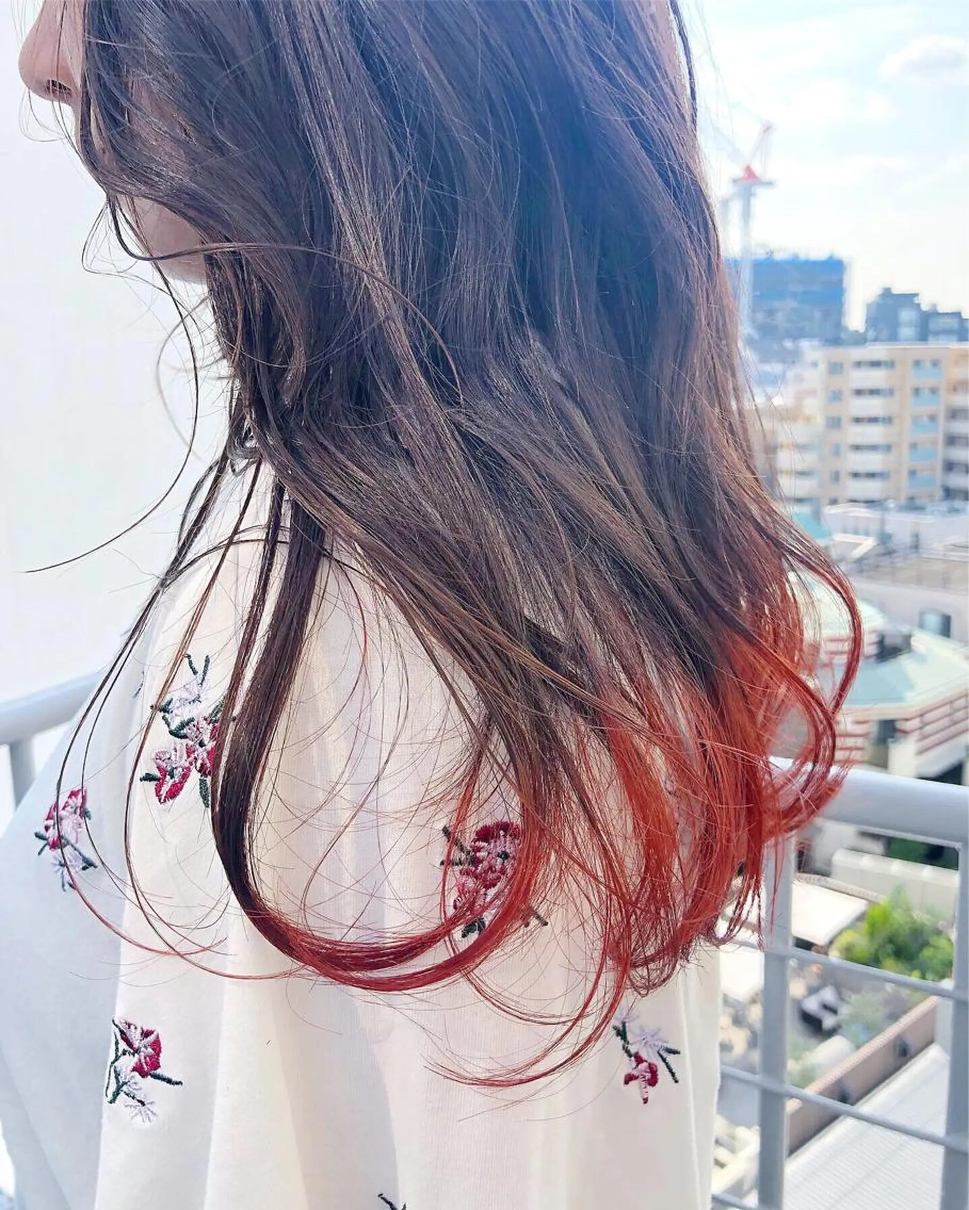 ロング カラー ヘアアレンジ 【池袋/スパイキー ショート】ⓝⓘⓜⓤのヘアスタイル