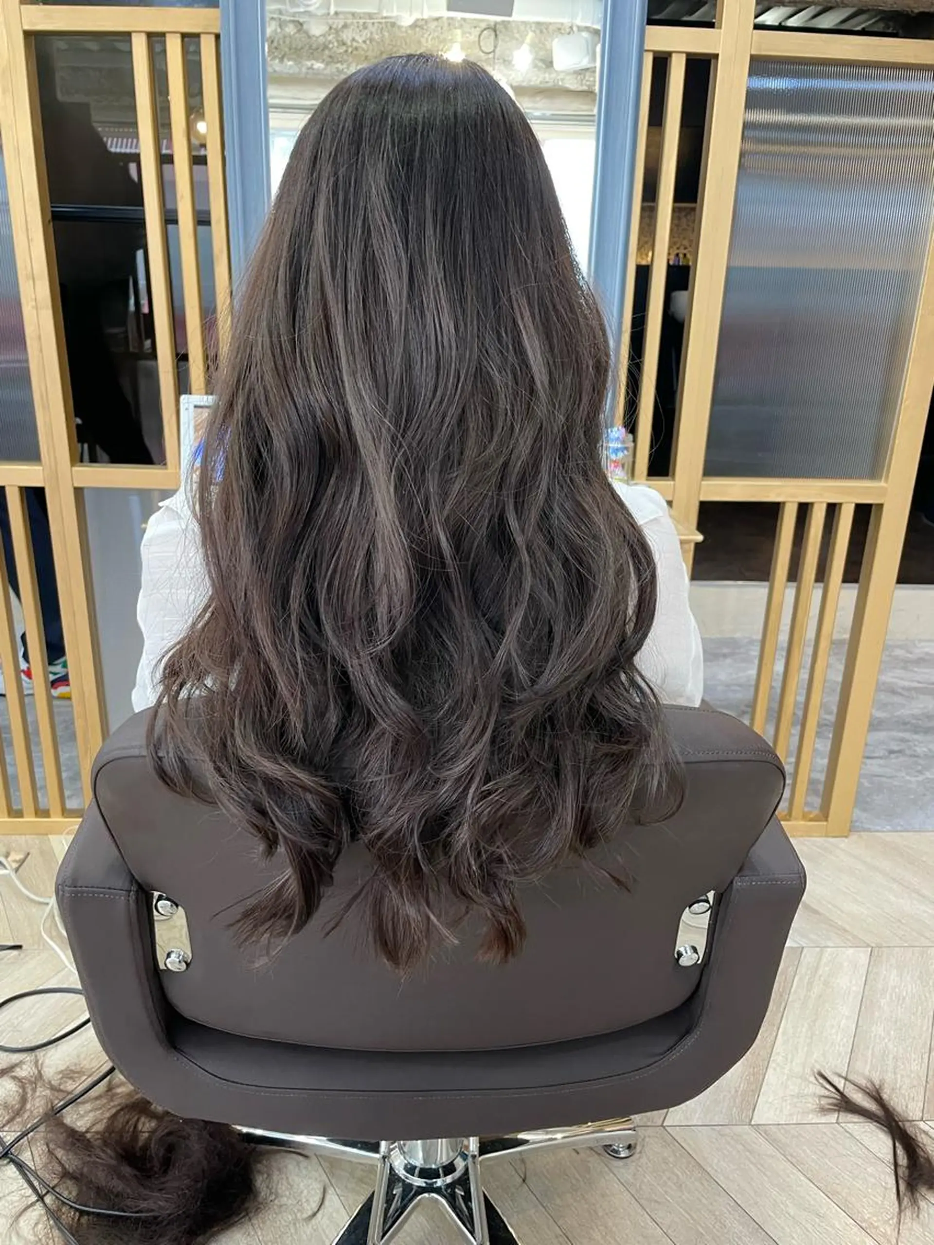 ロング カラー カット ヘアカラー トリートメント ウルフカット/ボブ りなのヘアスタイル