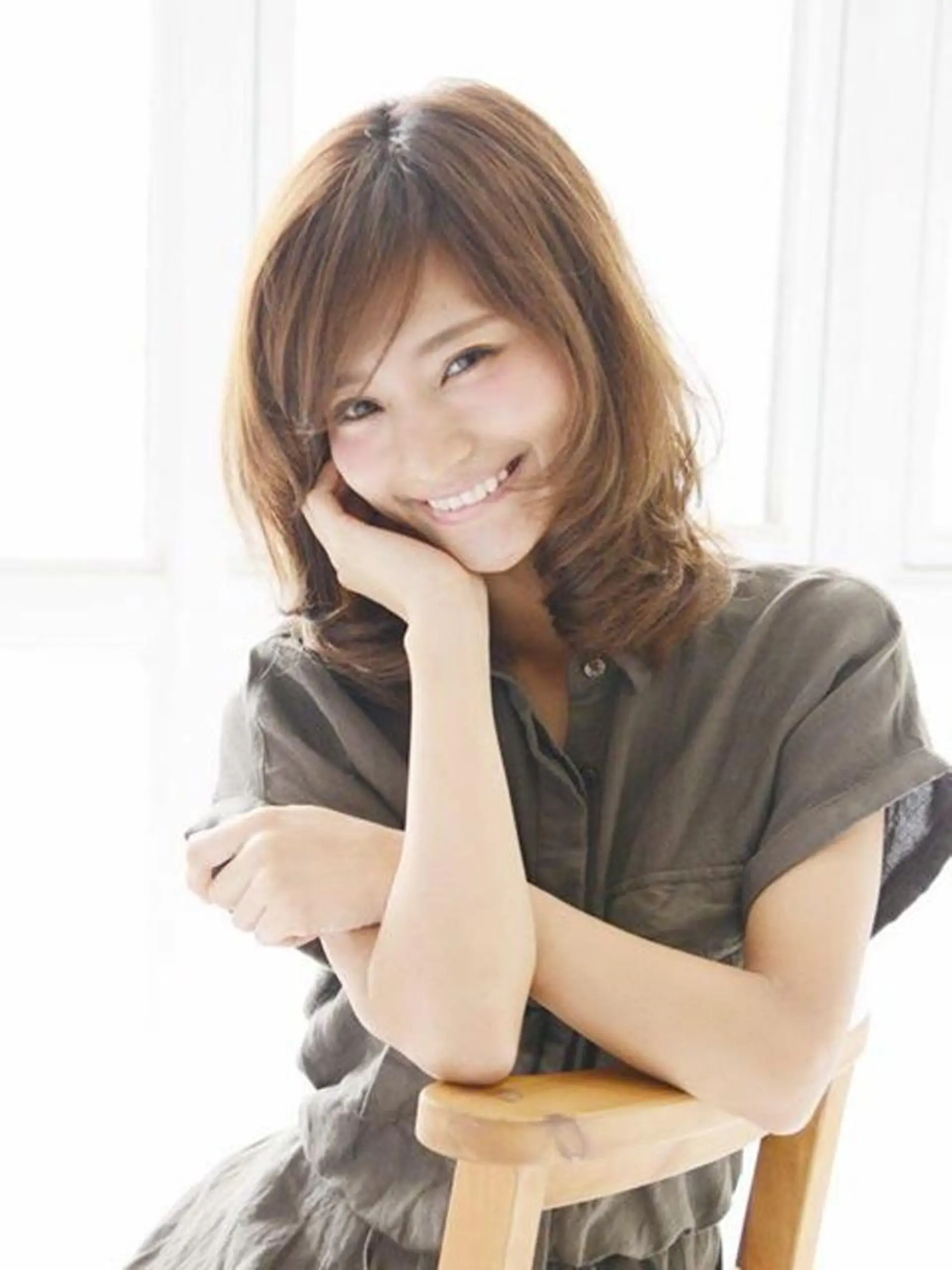 セミロング パーマ 🫧美髪矯正/ 髪質改善/藤平健太のヘアスタイル