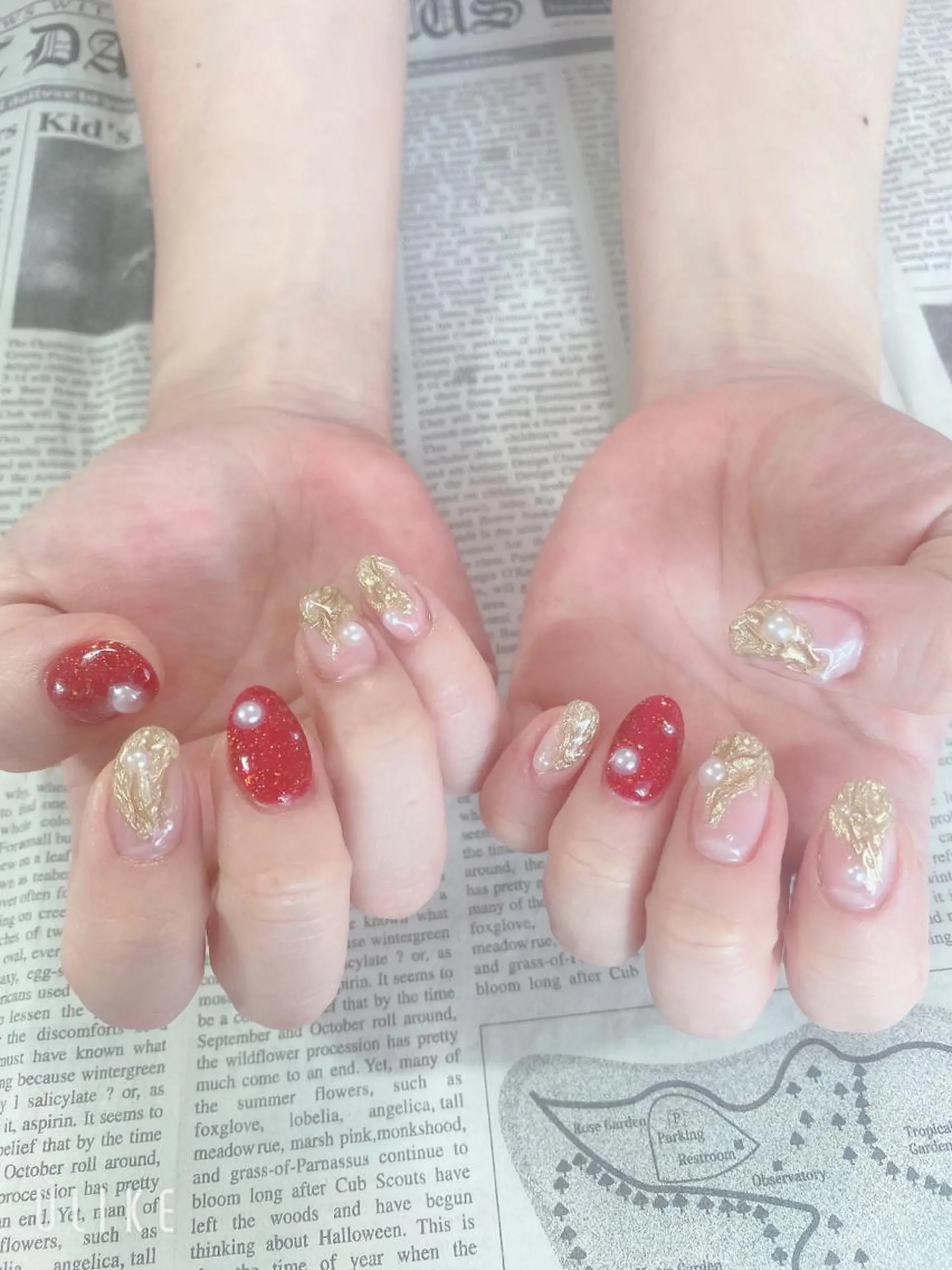 ネイル ハンドネイル ハンドケア 森山 舞のネイルデザイン