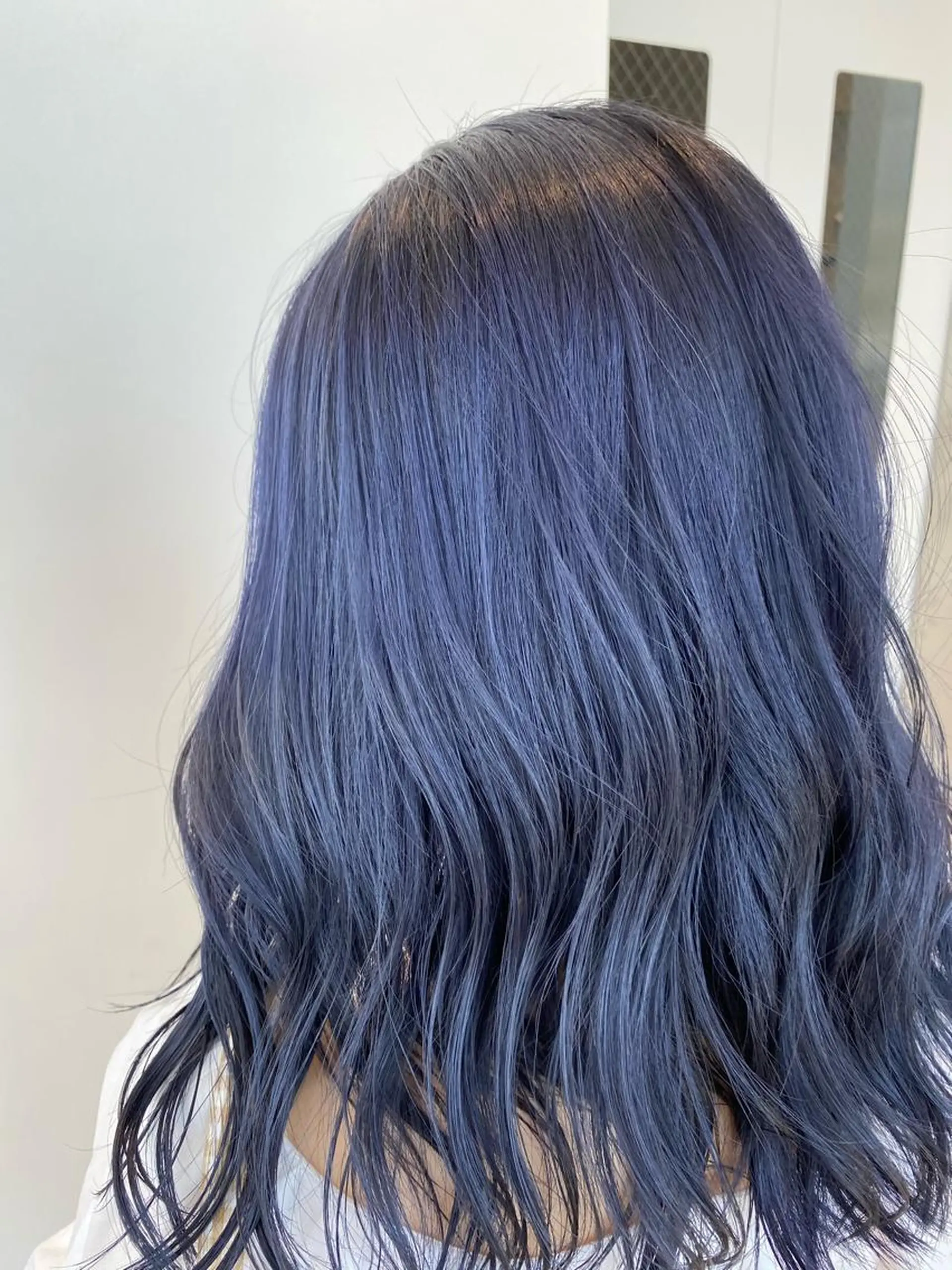 セミロング カラー 韓国風・ブリーチなし ・あり後藤　一斗店長のヘアスタイル