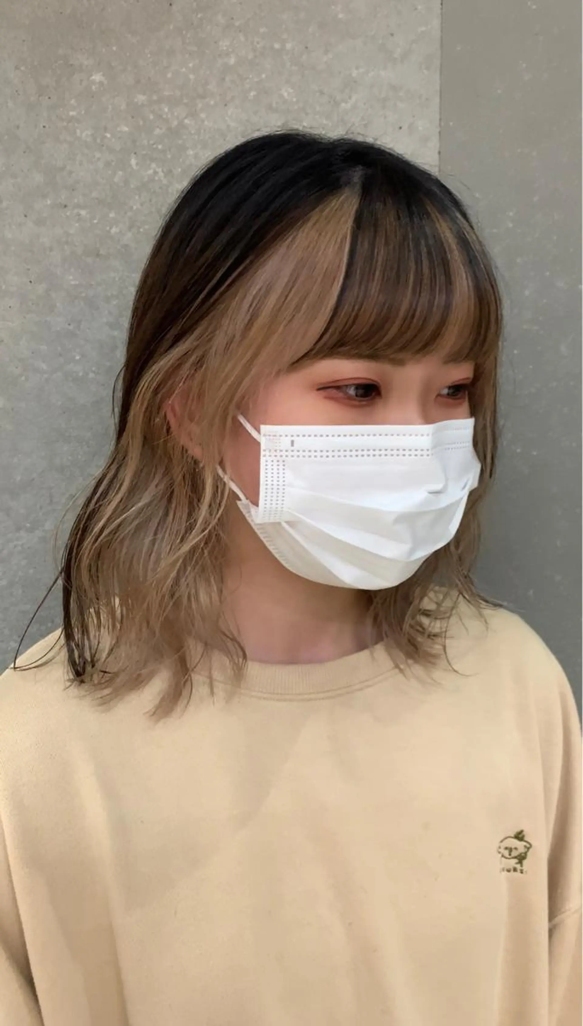 ミディアム カラー 韓国ヘア/艶カラー /田中悠佑のヘアスタイル