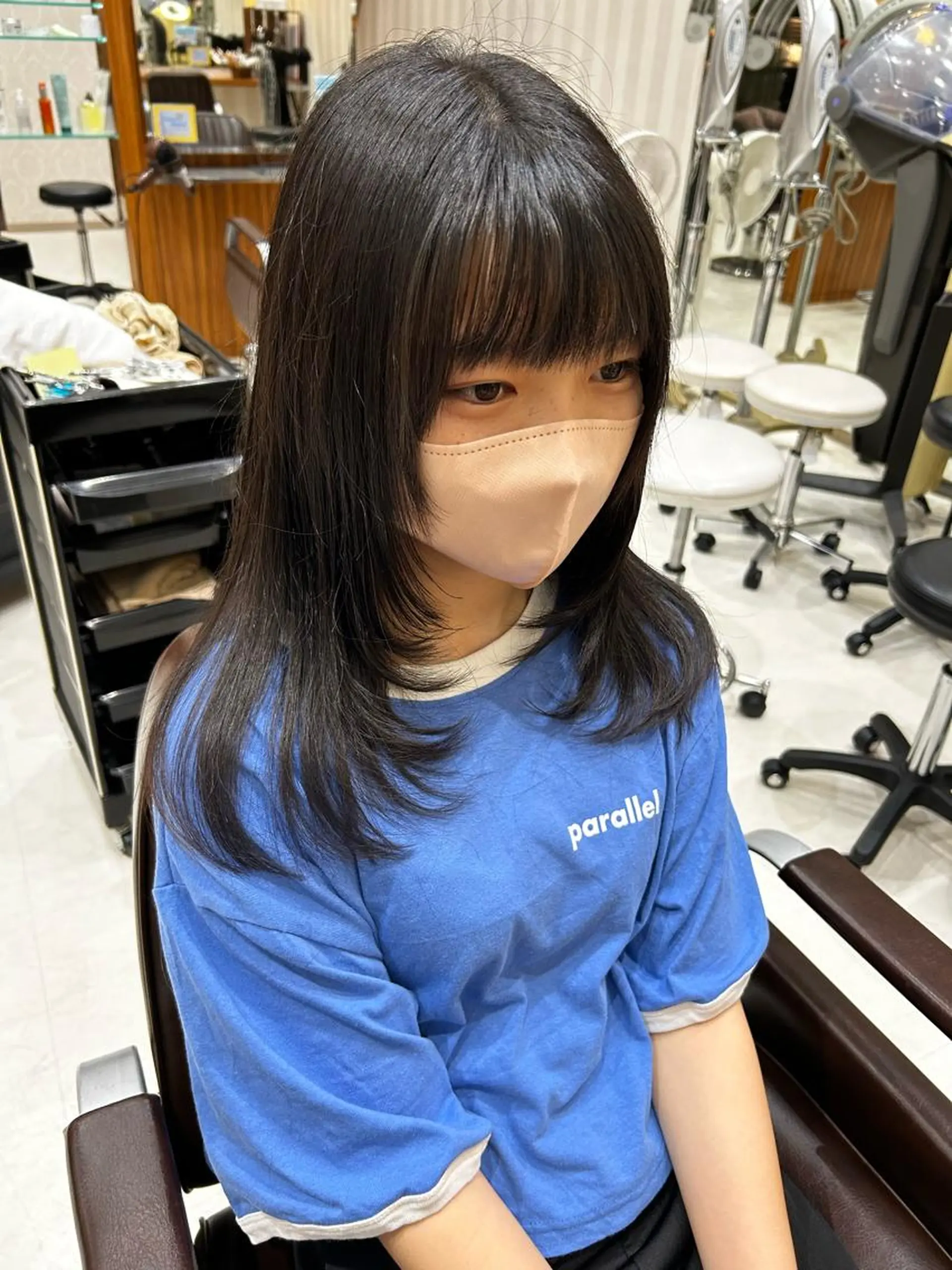 セミロング 日置美容室所属・石井 佑飛のヘアスタイル