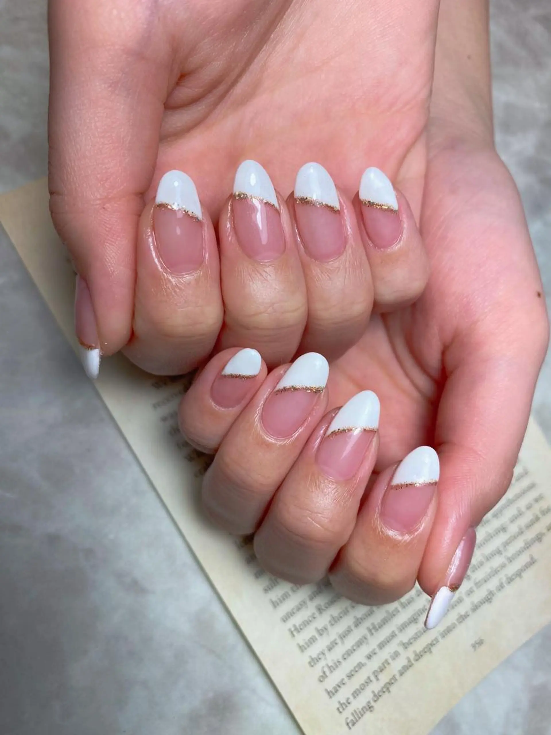 ネイル フレンチネイル ハンドネイル 🌿Charme🌿 MAIのネイルデザイン