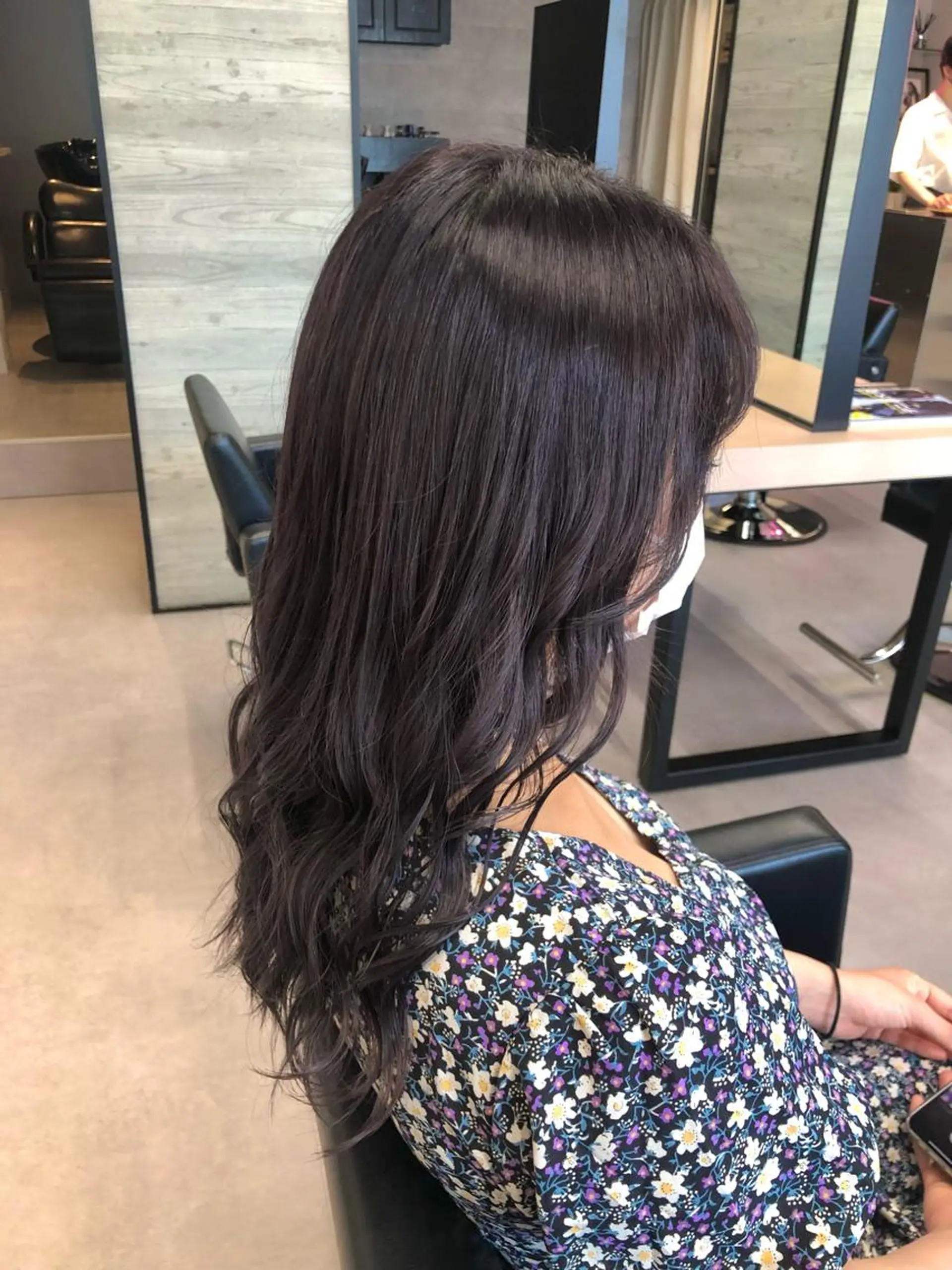 セミロング カラー カット ヘアカラー トリートメント 🪞個室サロン/韓国 艶髪/keito🪞のヘアスタイル