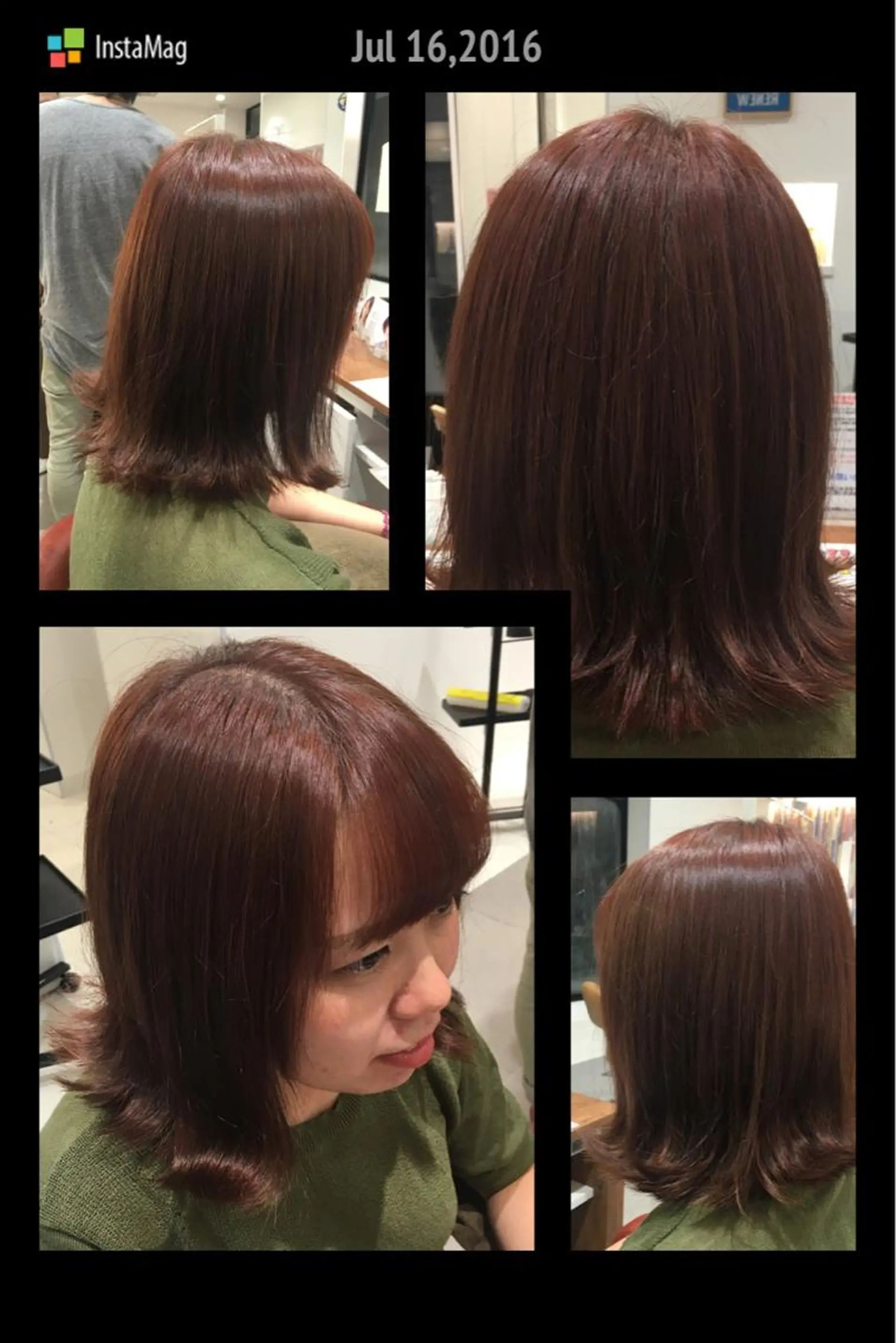 ショート ミディアム セミロング ロング カラー ヘアアレンジ メンズ キッズ ネイル マツエク・マツパ ブラウンカラー ピンクカラー ピンクブラウン カラーマツエク 外ハネヘア ひがし さゆりのヘアスタイル