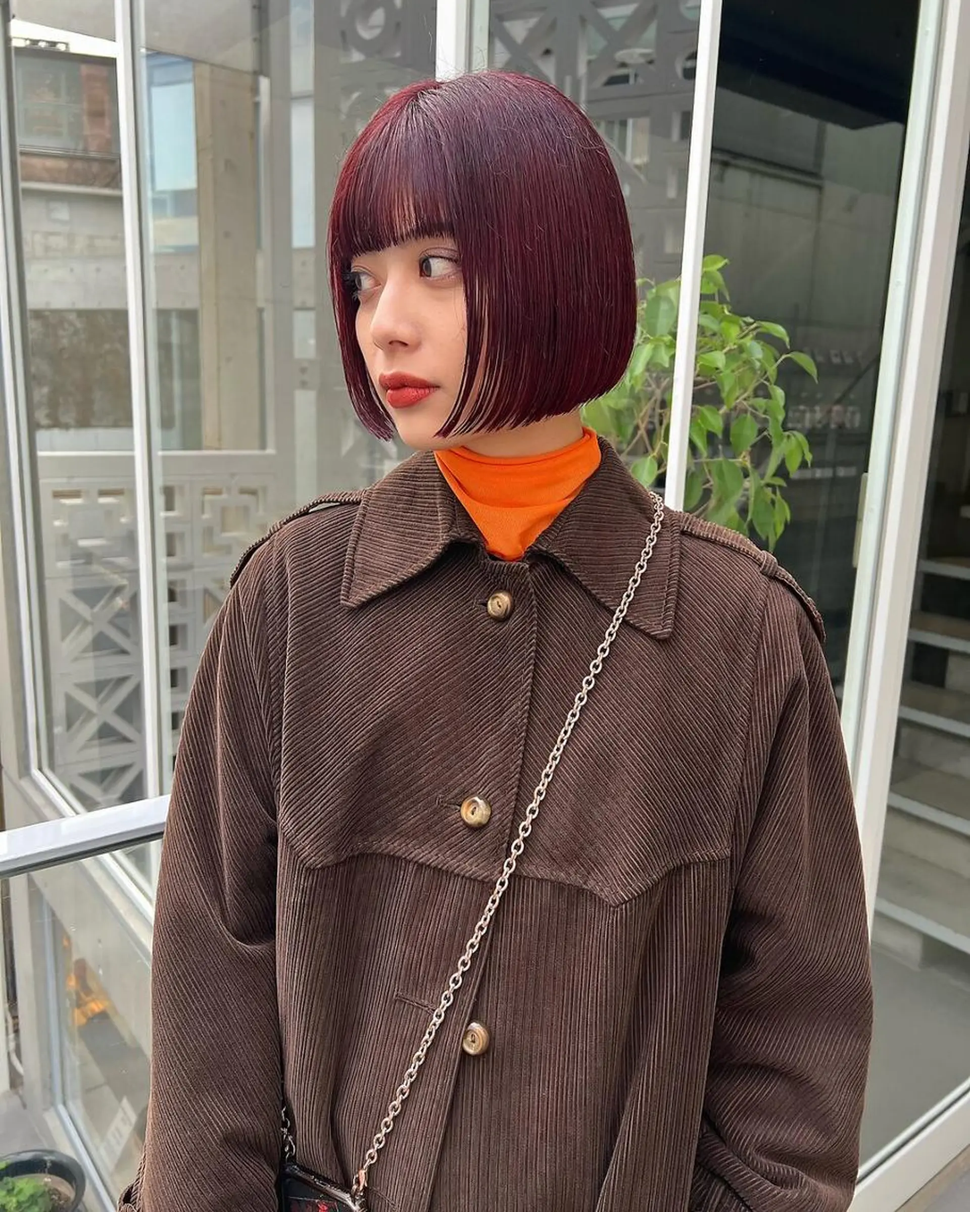 ミディアム 🎀韓国/艶髪/暗髪 🎀 柚月🫧立川駅のヘアスタイル