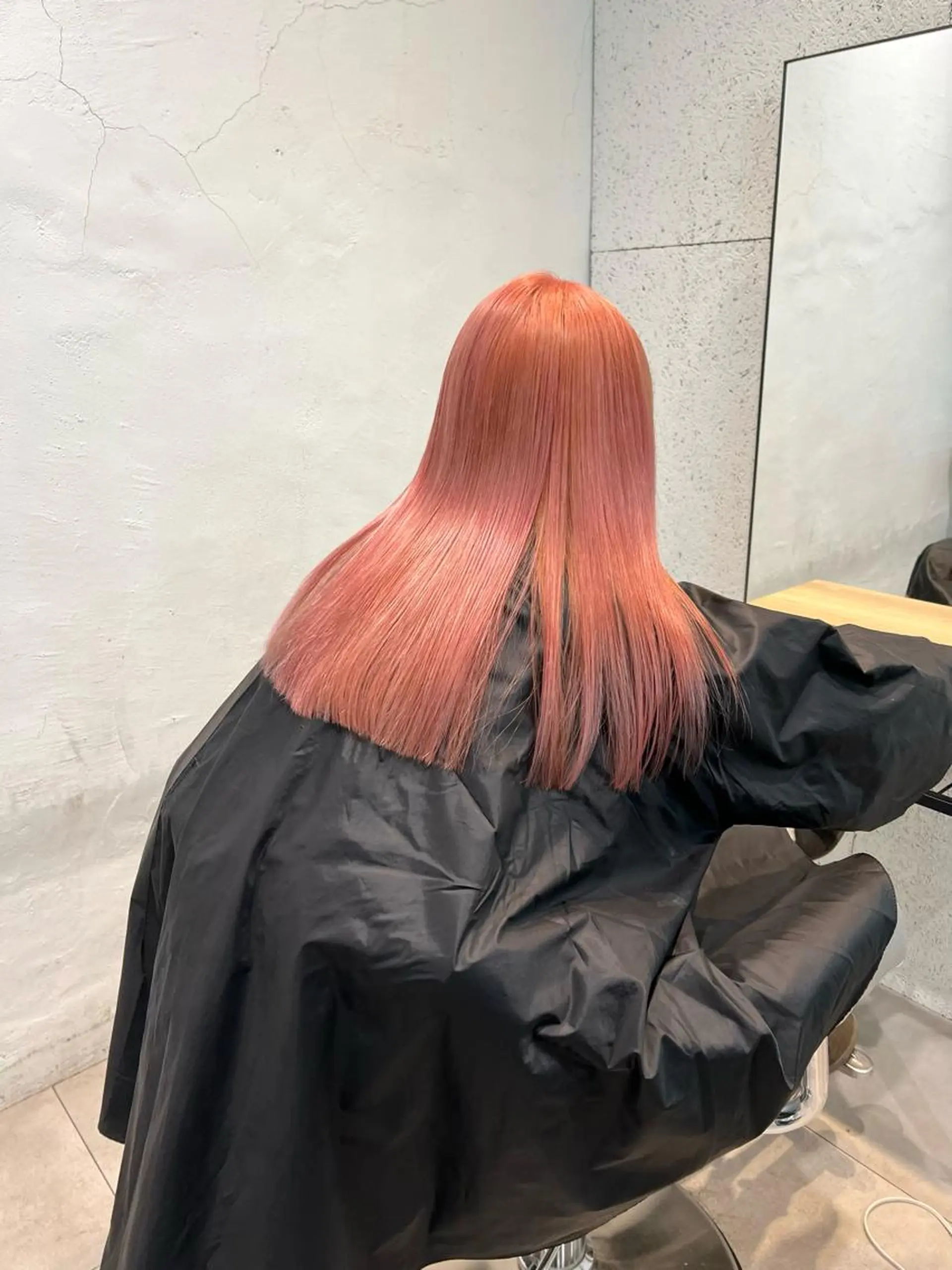 ロング カラー ピンクカラー 顔周りカット/透明感 カラー✂️MEIのヘアスタイル