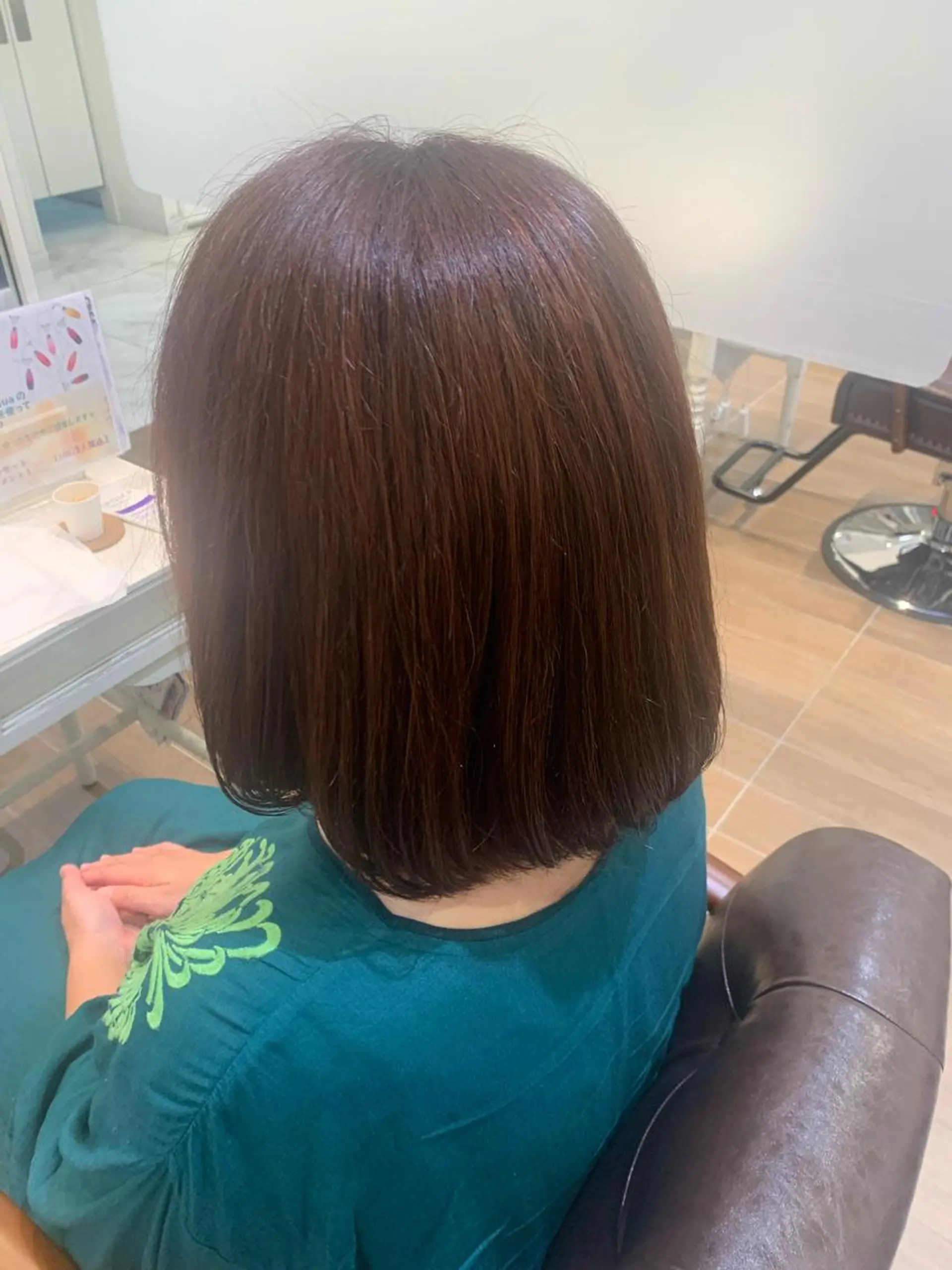 ミディアム 白髪染め /増田桃子のヘアスタイル