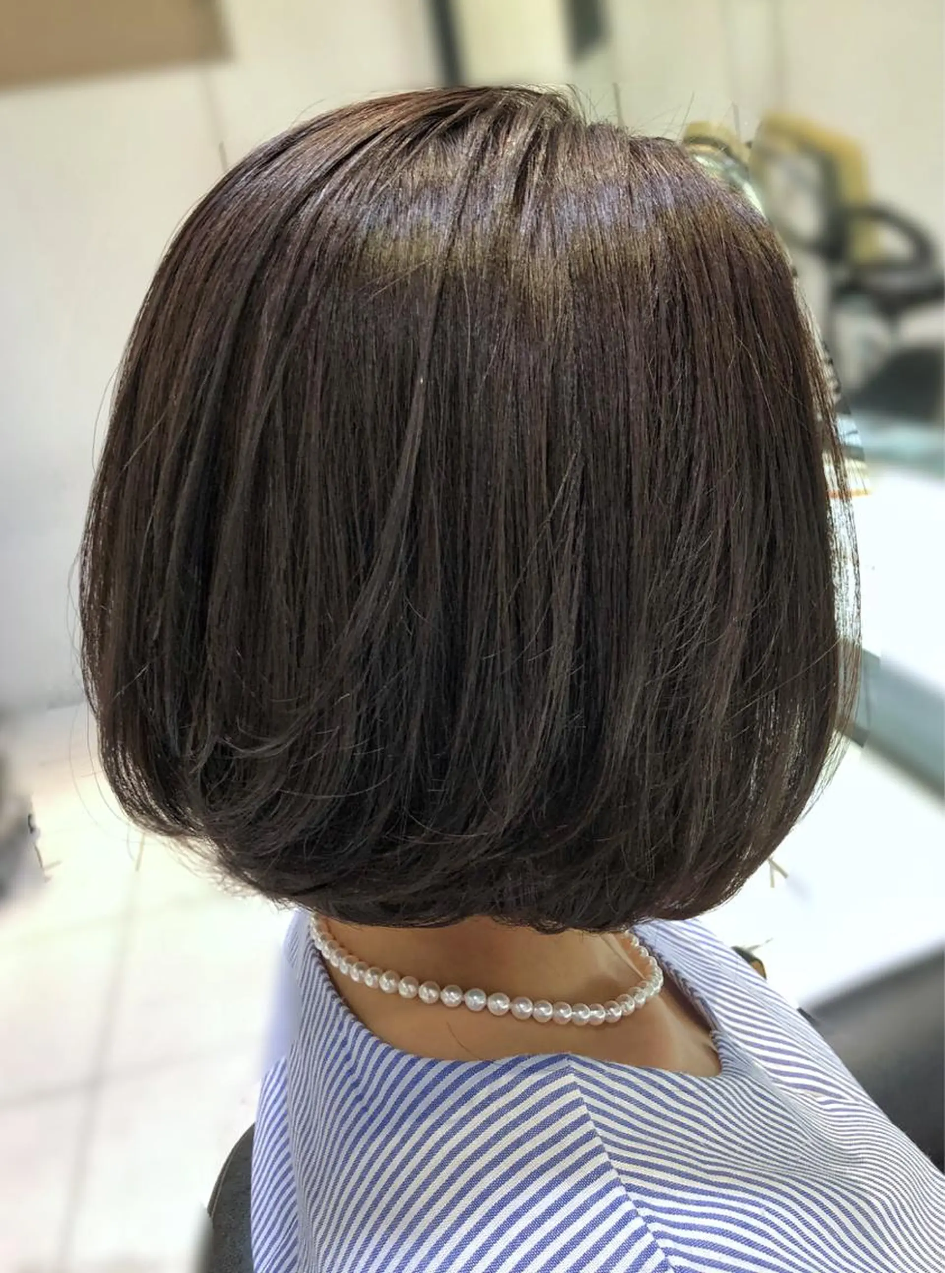 ショート カラー 透明感カラー グレージュ イルミナカラー ✨髪質改善✨ 田西　基彦のヘアスタイル