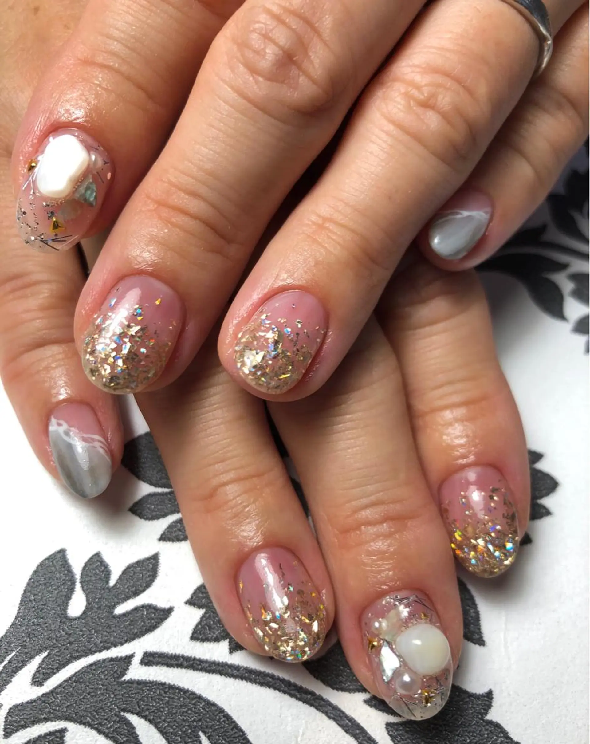 ショート ハンドネイル lune nail_2017のその他イメージ