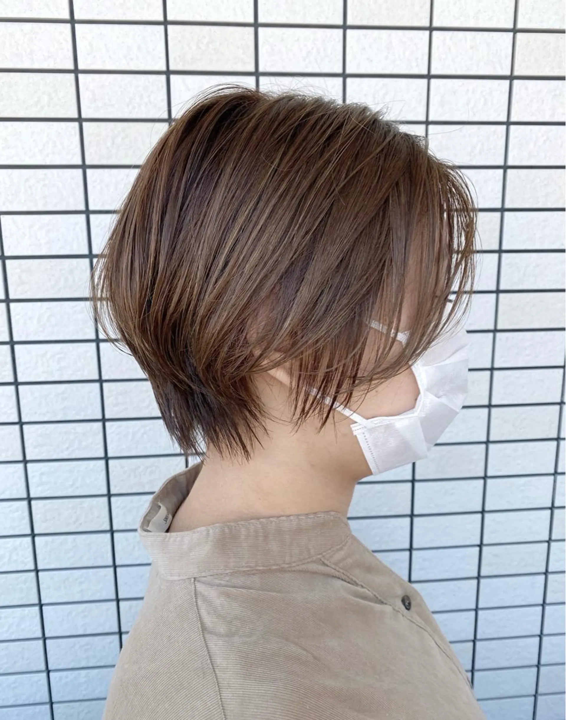 ショート ハイライト Strawberry所属・原田 志保のヘアスタイル