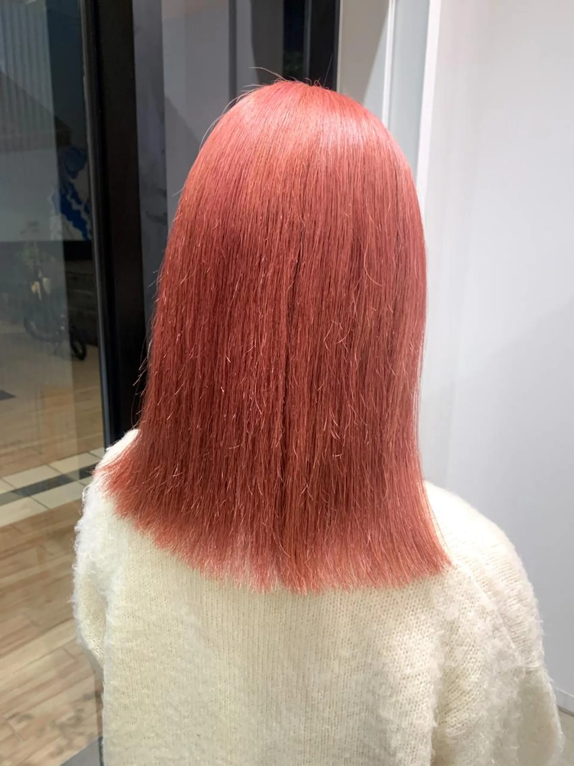 ミディアム カラー ヘアアレンジ ブリーチ カット ヘアカラー トリートメント yuka .のヘアスタイル