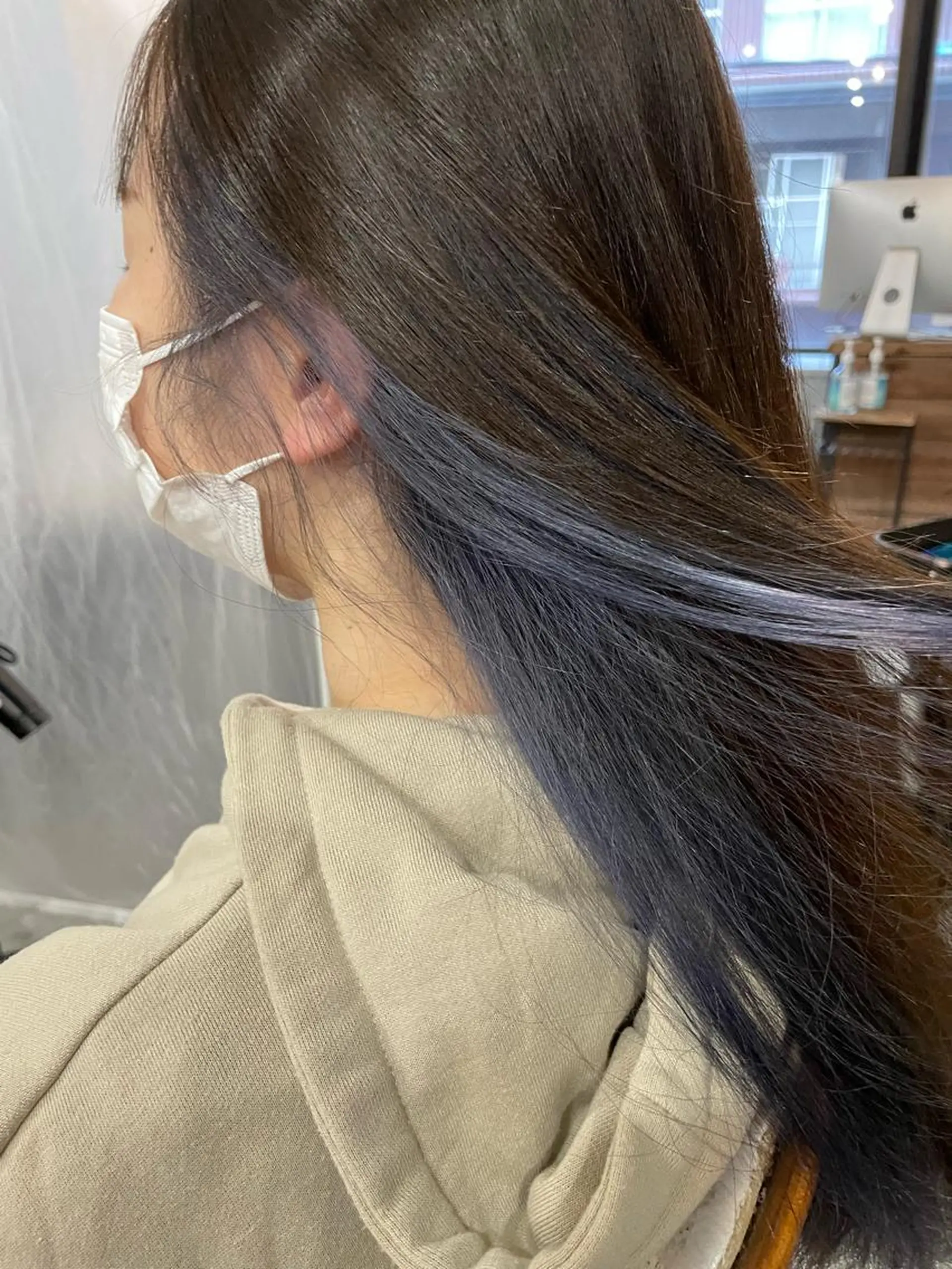 ロング 髪質改善色素改善特化 keiのヘアスタイル