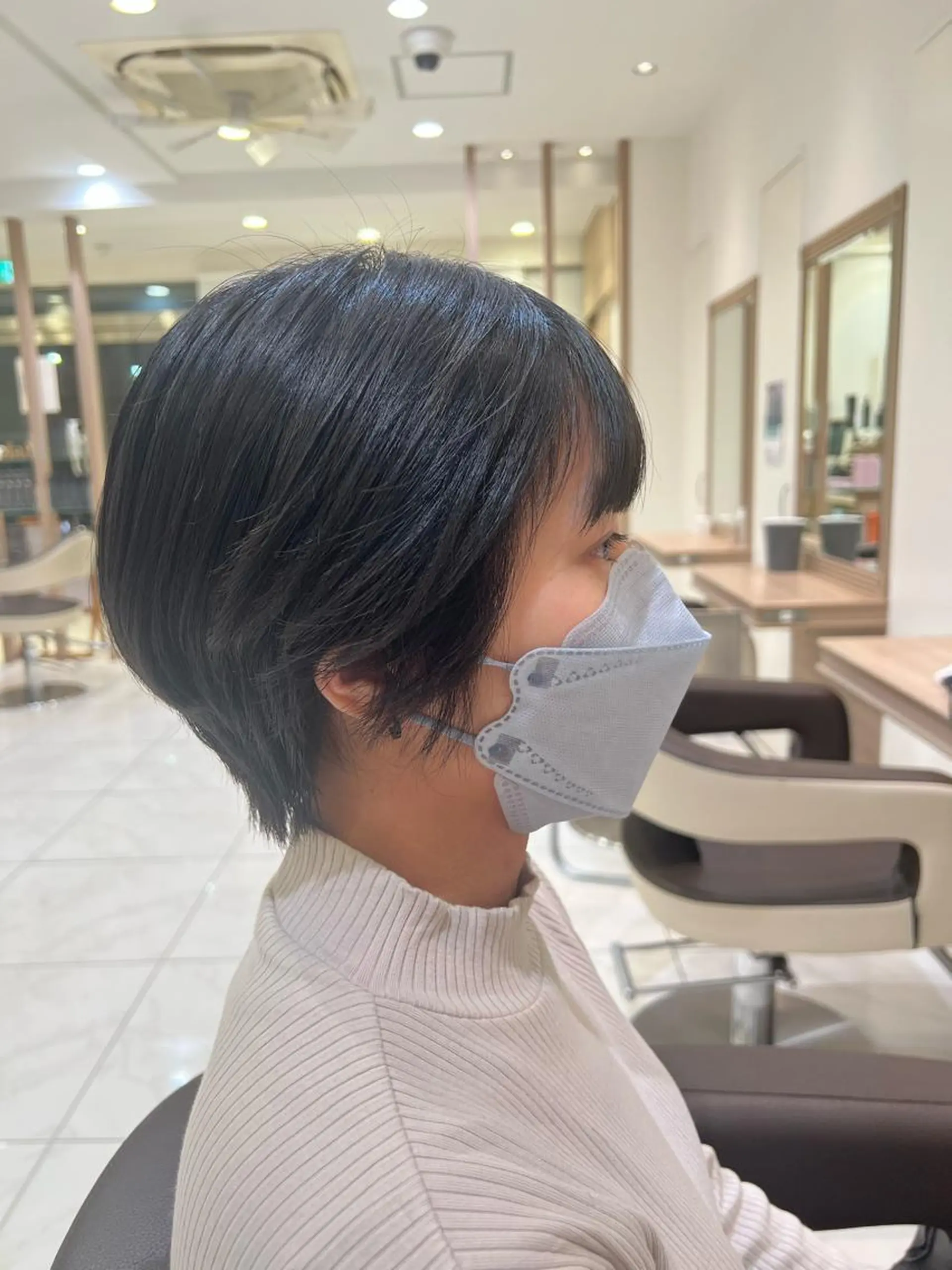 ショート 顔周り/韓国レイヤー junkaのヘアスタイル