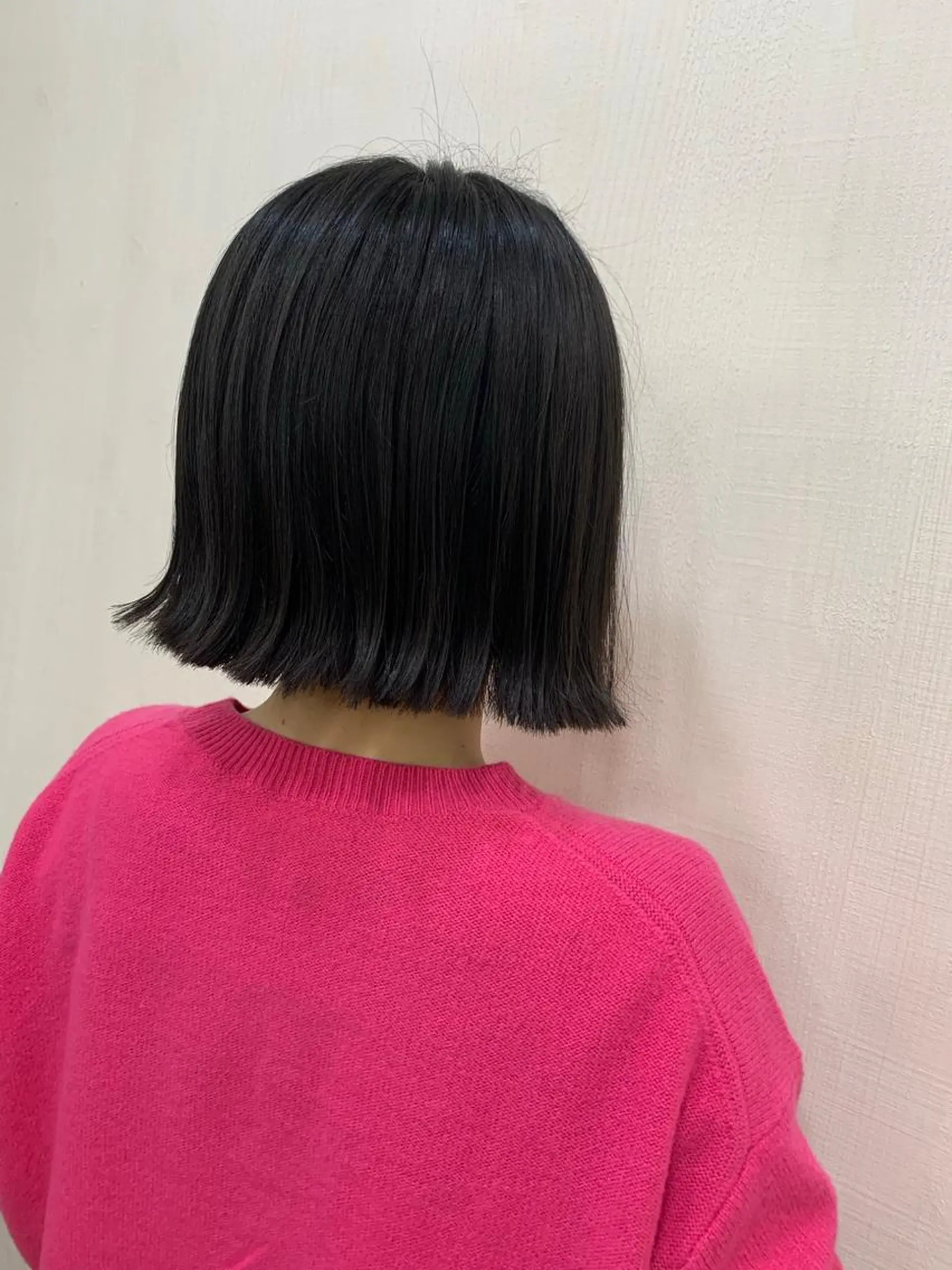 ショート カラー ボブ カット ヘアカラー きむえり/髪質改善 /セット/カラーのヘアスタイル