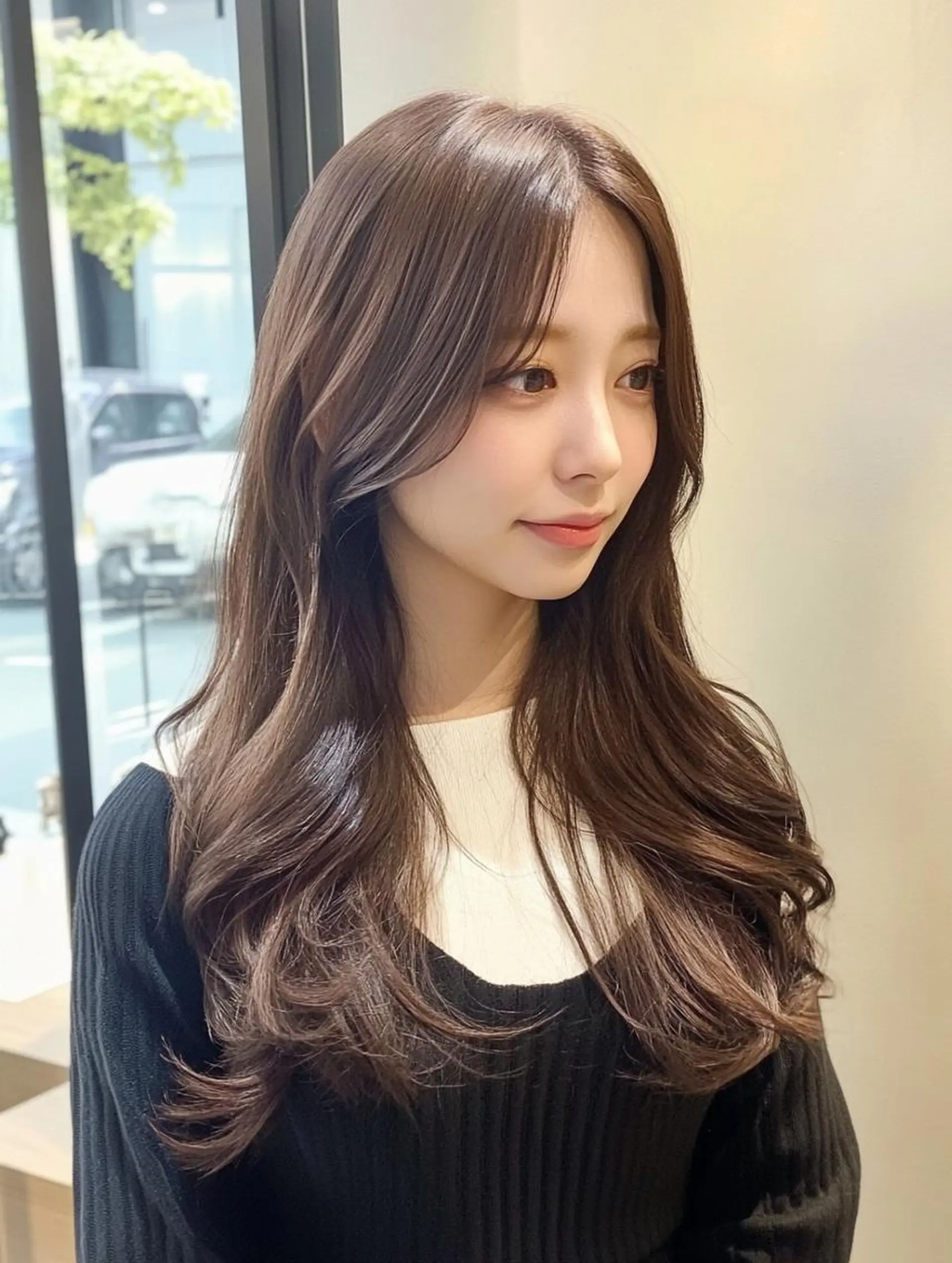 セミロング カット ヘアカラー トリートメント 誠也/唯一無二の ルーツカラーのヘアスタイル