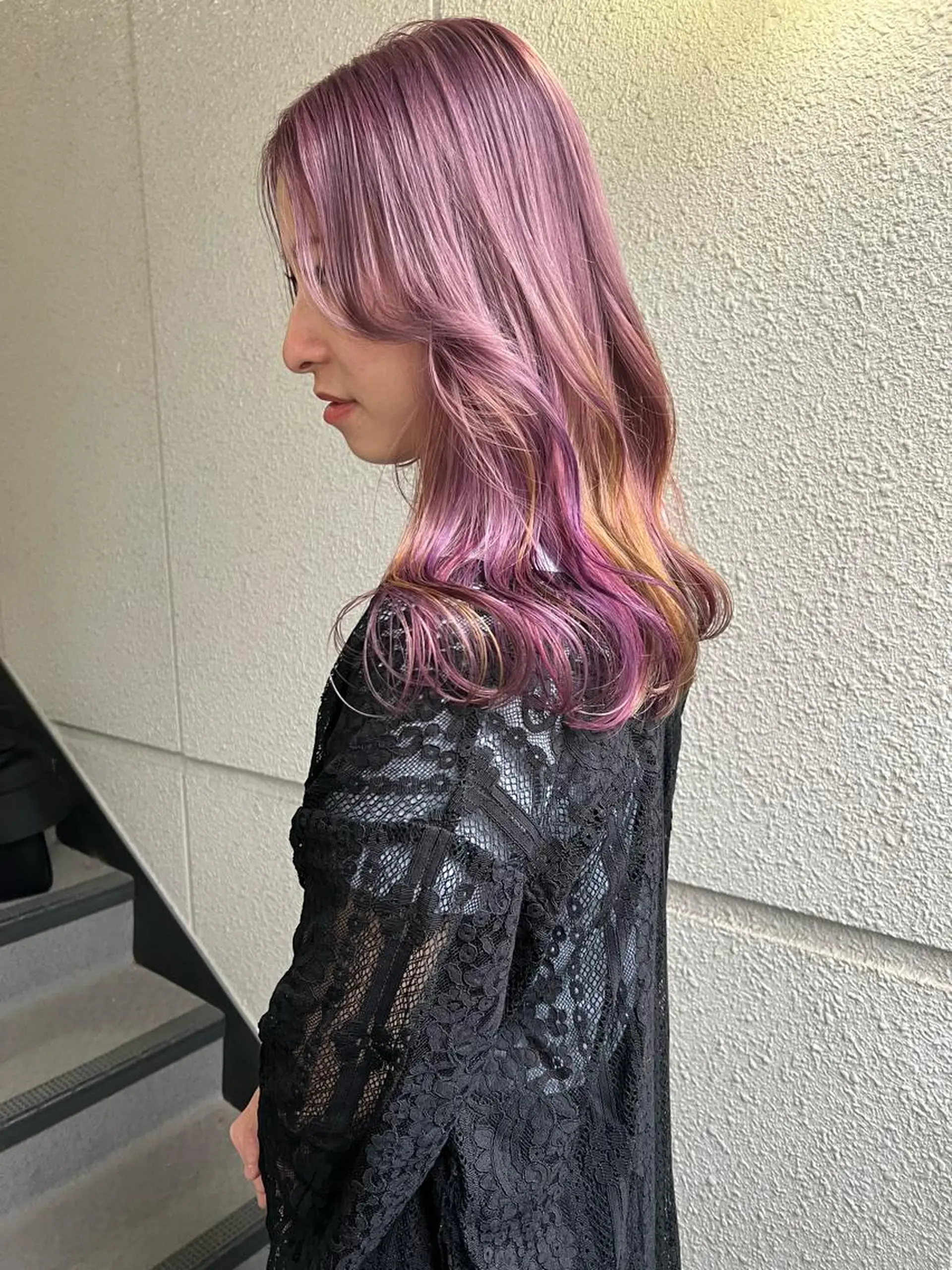 カラー ピンクカラー カラーパティシエ facce🌼ikoのヘアスタイル