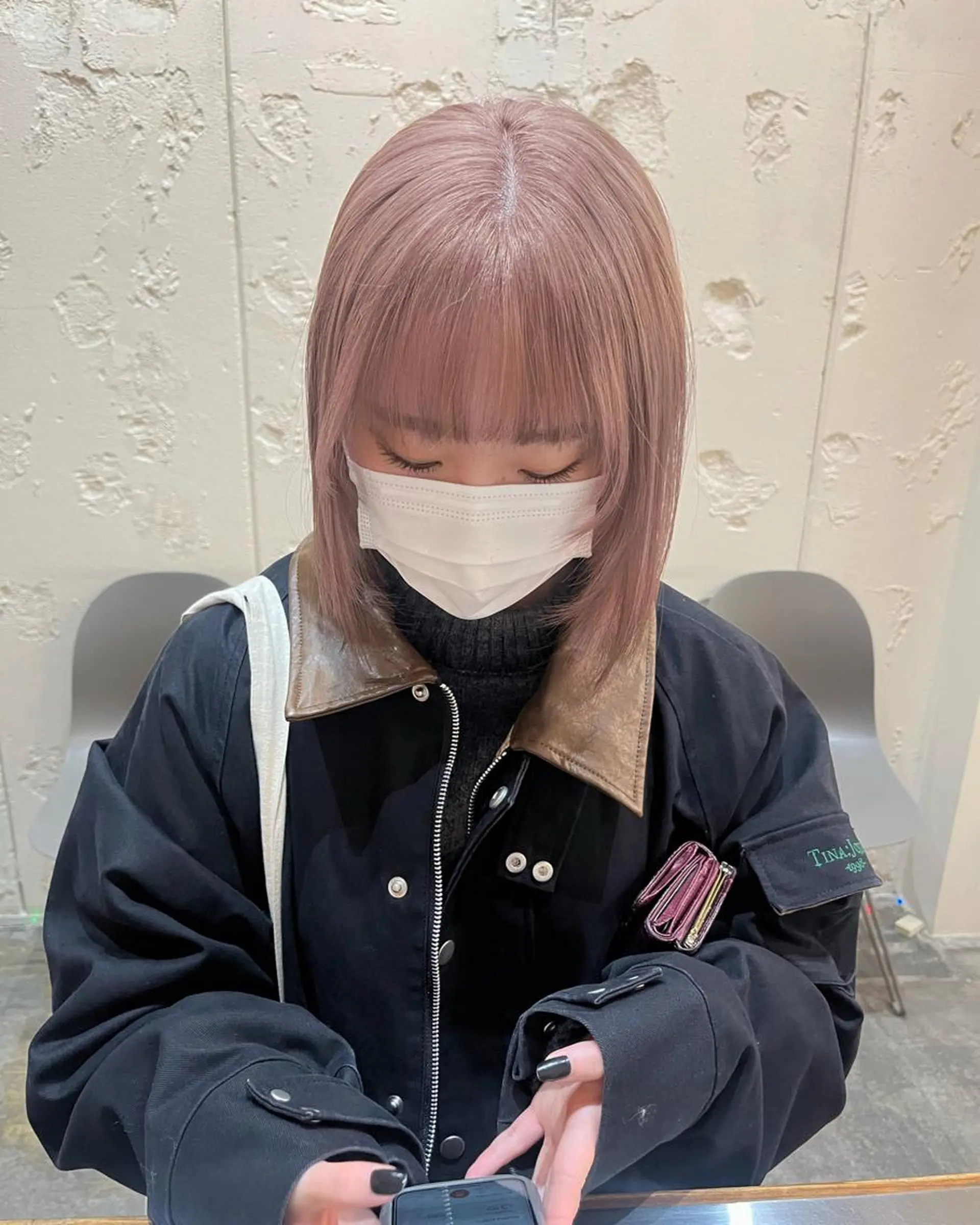 ショート カラー ピンクカラー ハイトーン🦢 Natsumiのヘアスタイル