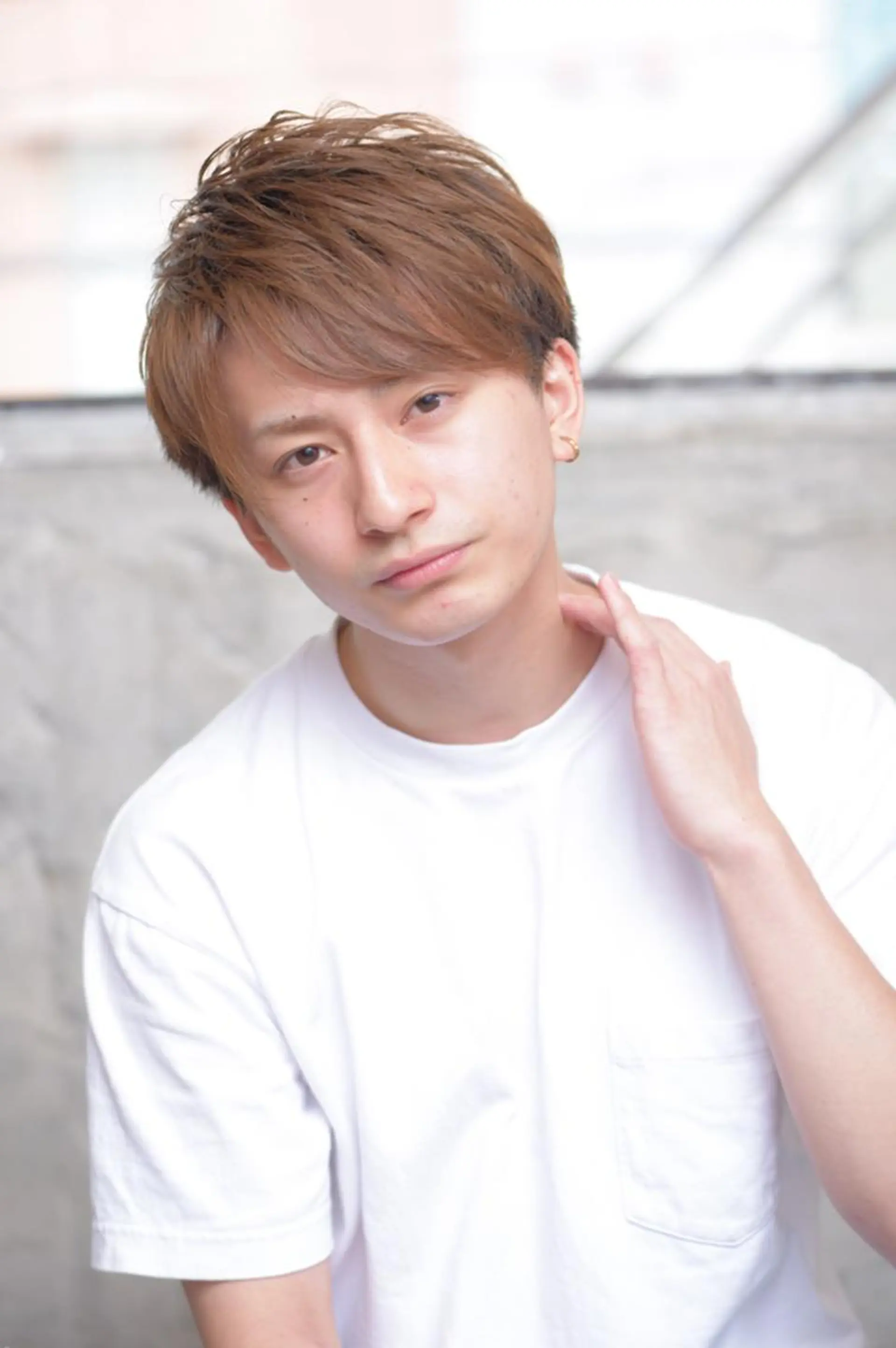 メンズ メンズパーマ 酸性ストレート Glimpse中津店 髪質改善/マツエクのヘアスタイル